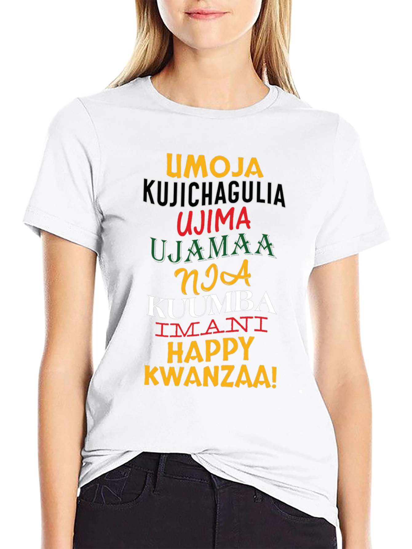 Kwanzaa Principles T-Shirt - Imani Umoja & More!