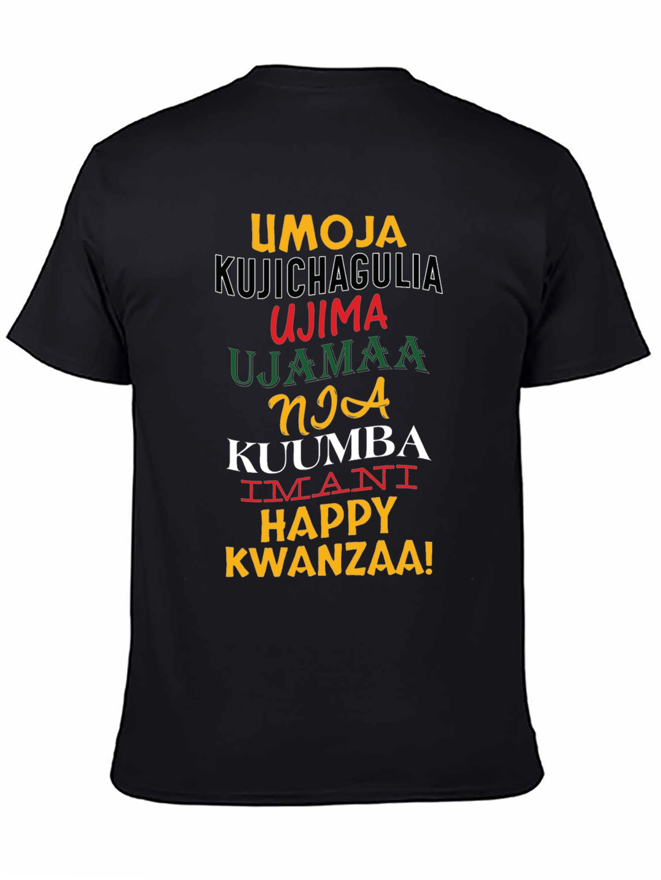 Kwanzaa Principles T-Shirt - Imani Umoja & More!