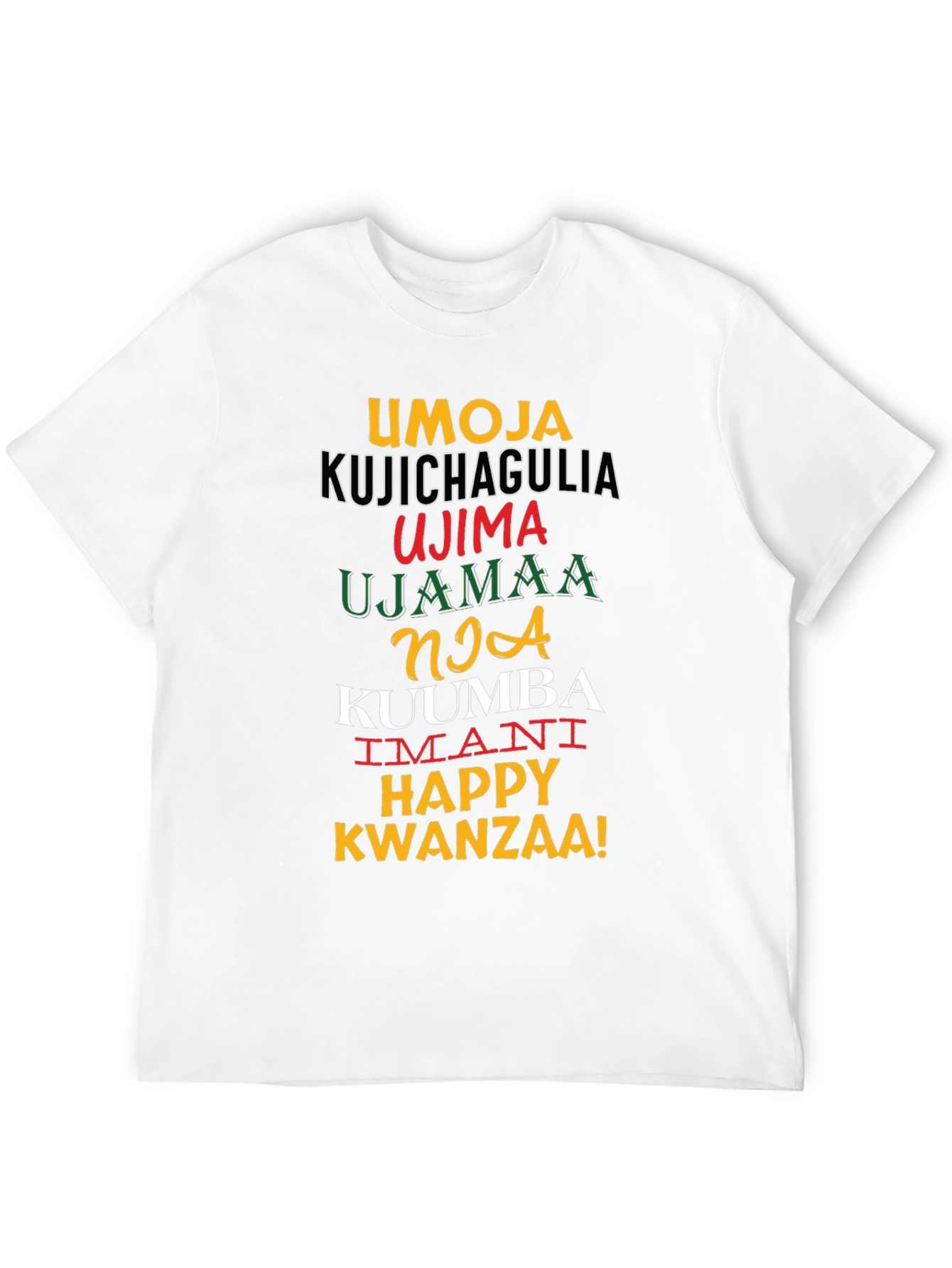 Kwanzaa Principles T-Shirt - Imani Umoja & More!
