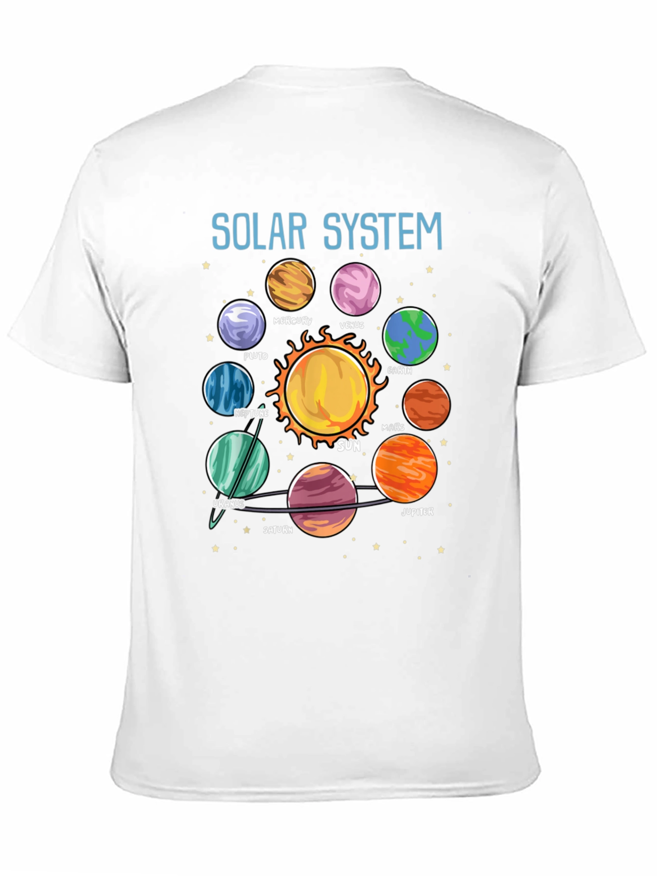 Solar System Planets Graphic T-Shirt