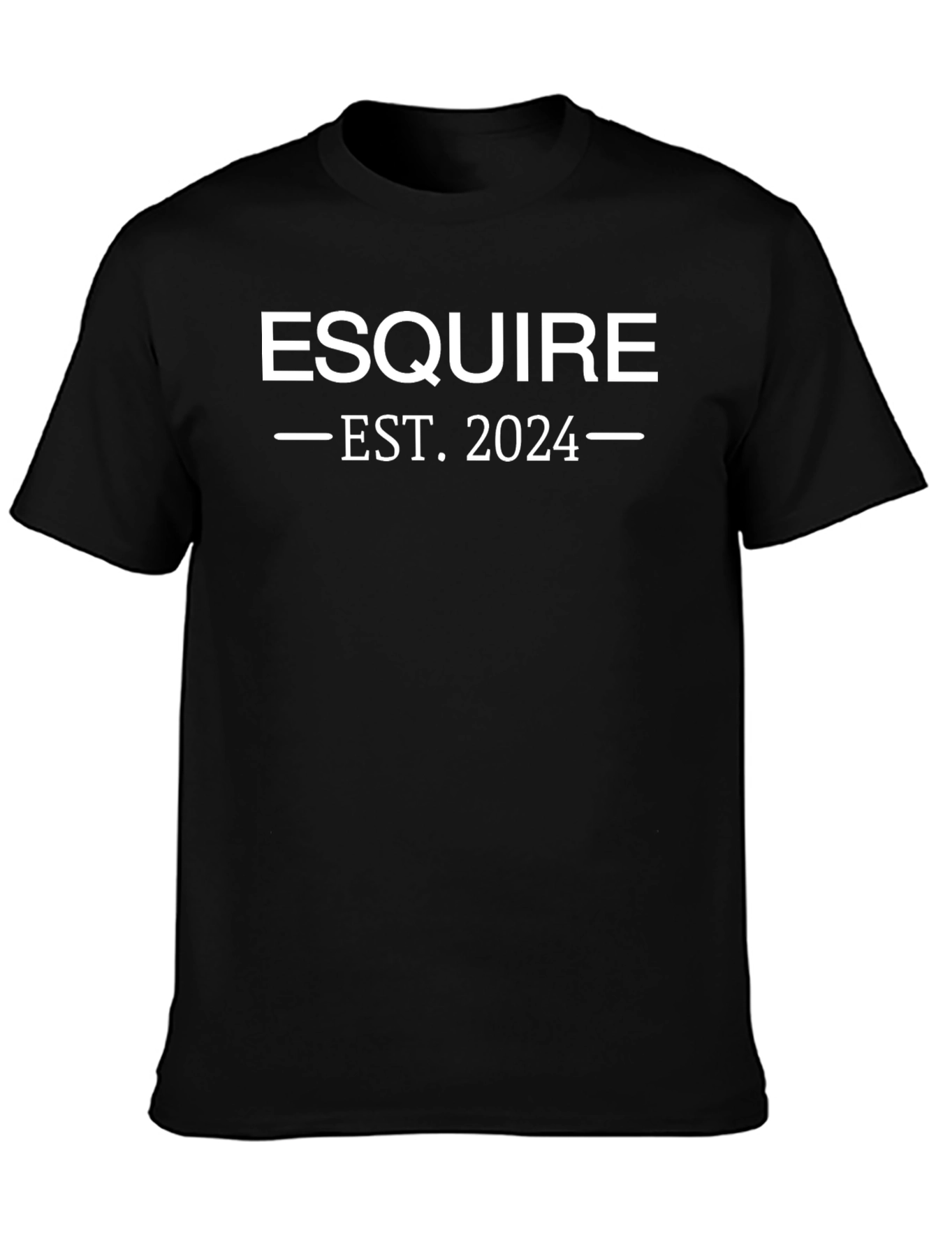 Esquire Est. 2024 Black T-Shirt