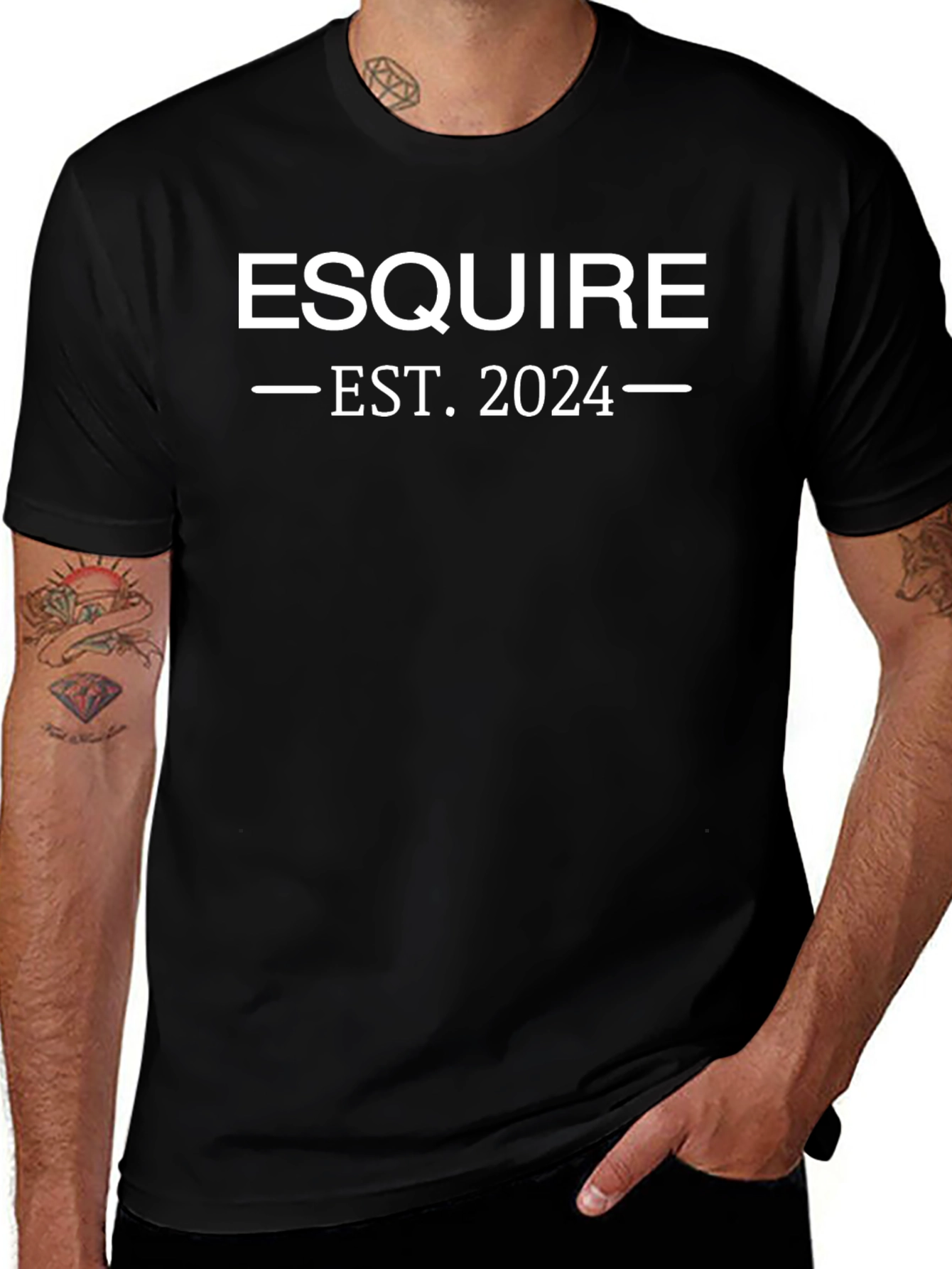 Esquire Est. 2024 Black T-Shirt