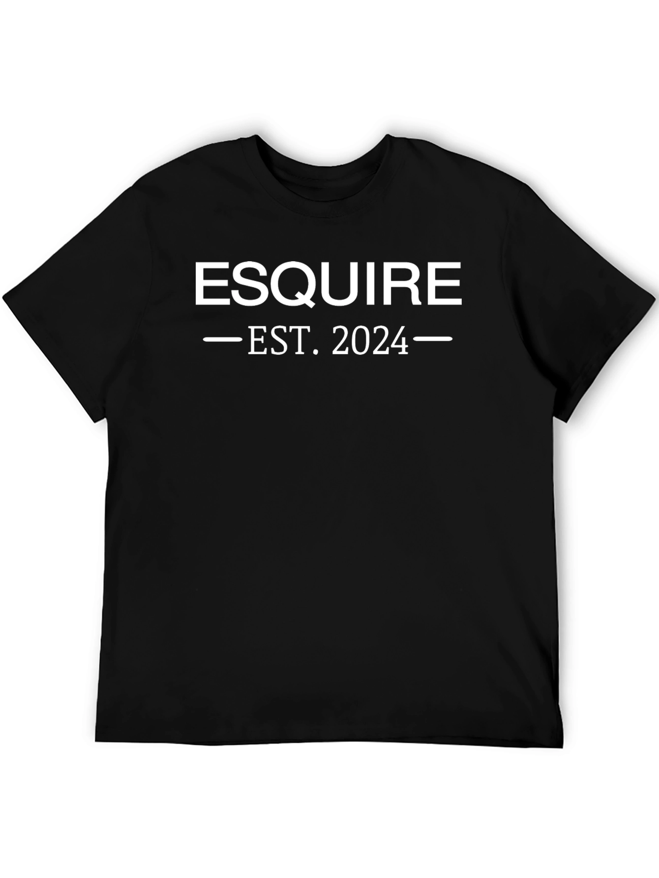 Esquire Est. 2024 Black T-Shirt