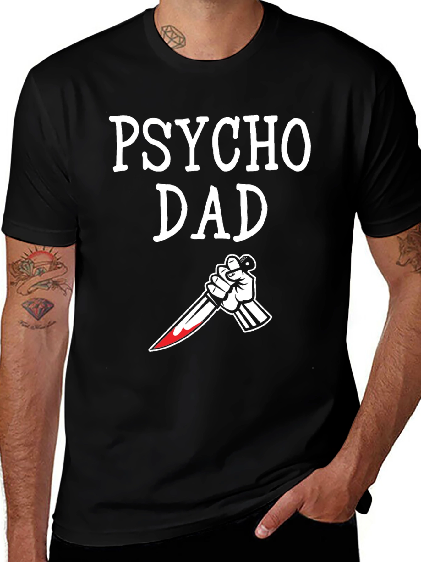 Psycho Dad Graphic T-Shirt