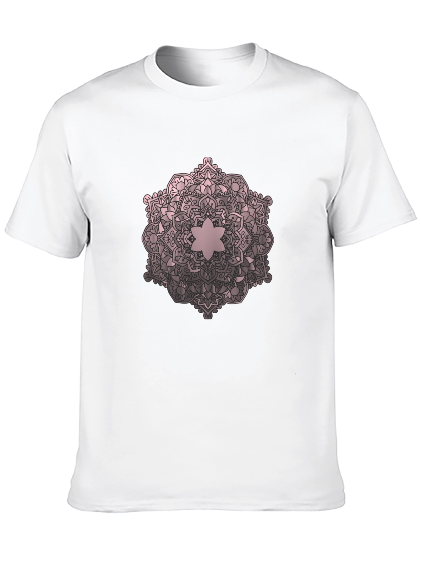 Mandala Design Black T-Shirt