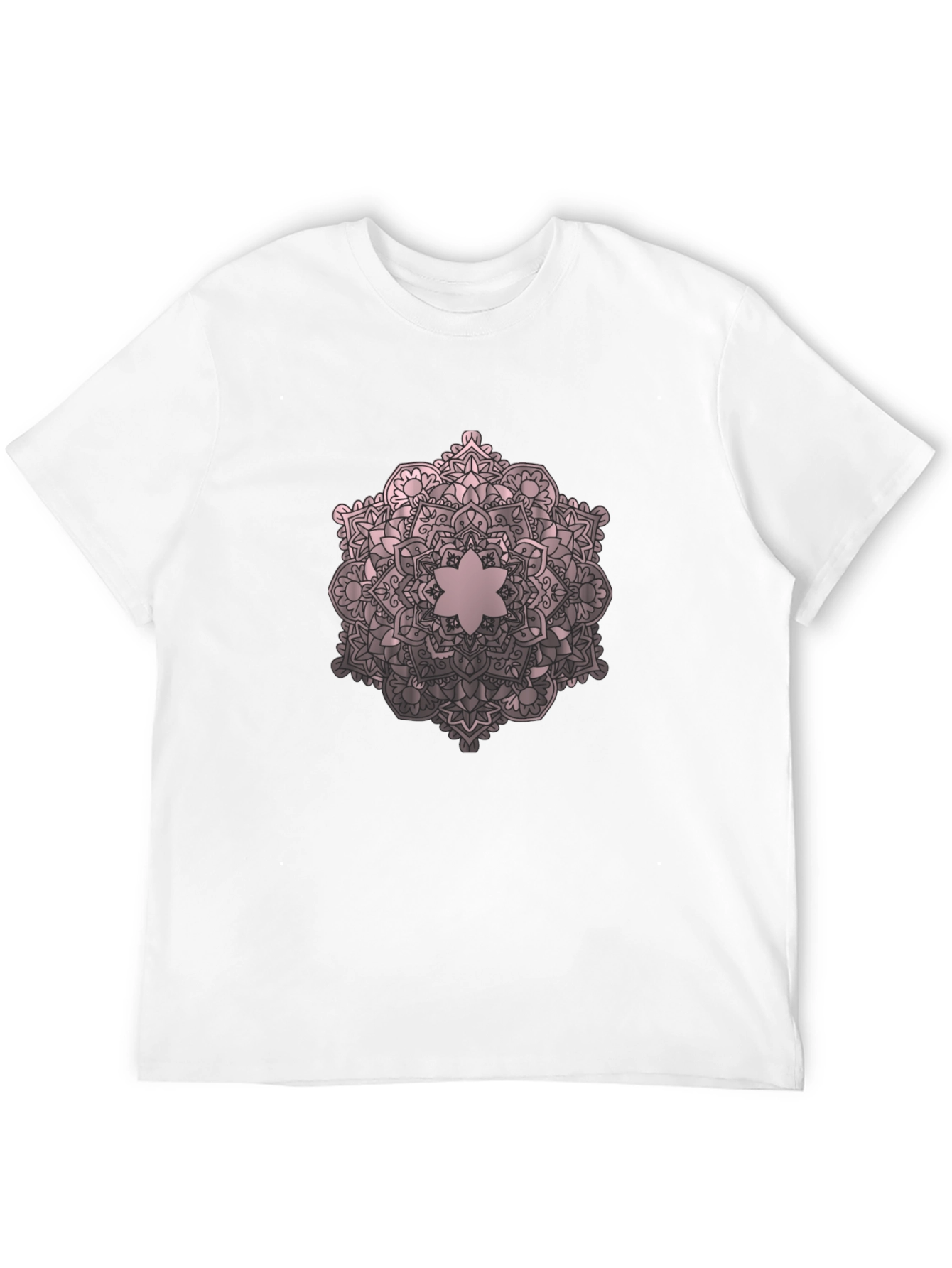 Mandala Design Black T-Shirt
