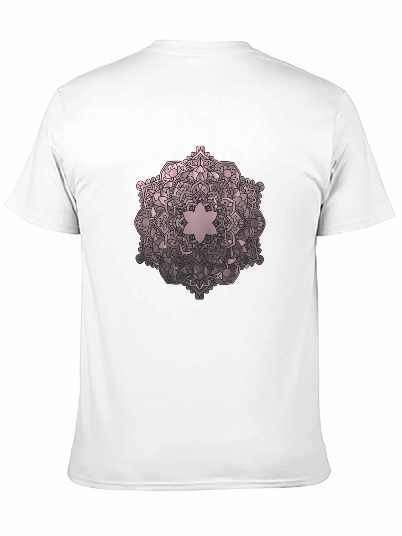 Mandala Design Black T-Shirt
