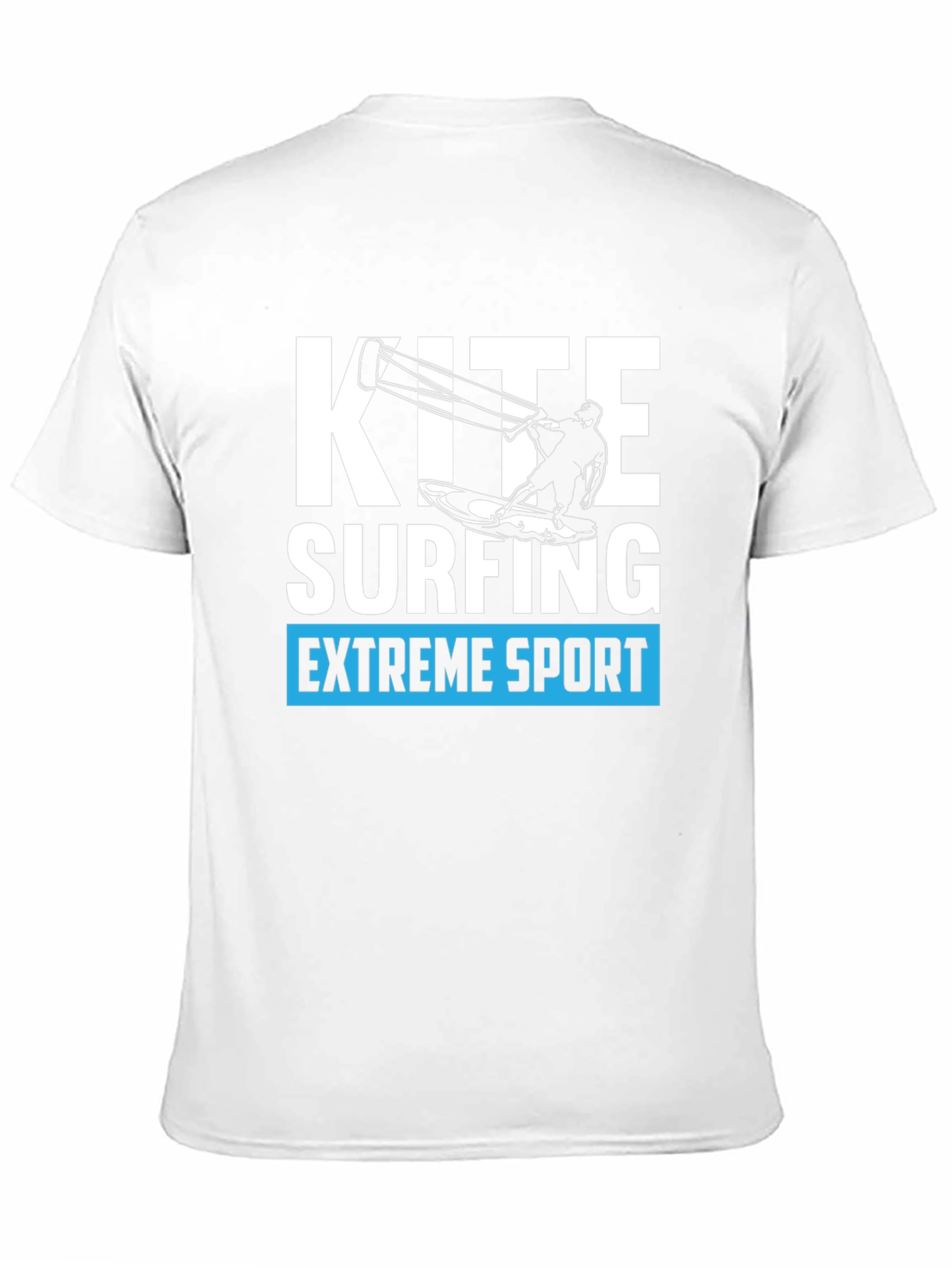 Kite Surfing Extreme Sport Black T-Shirt