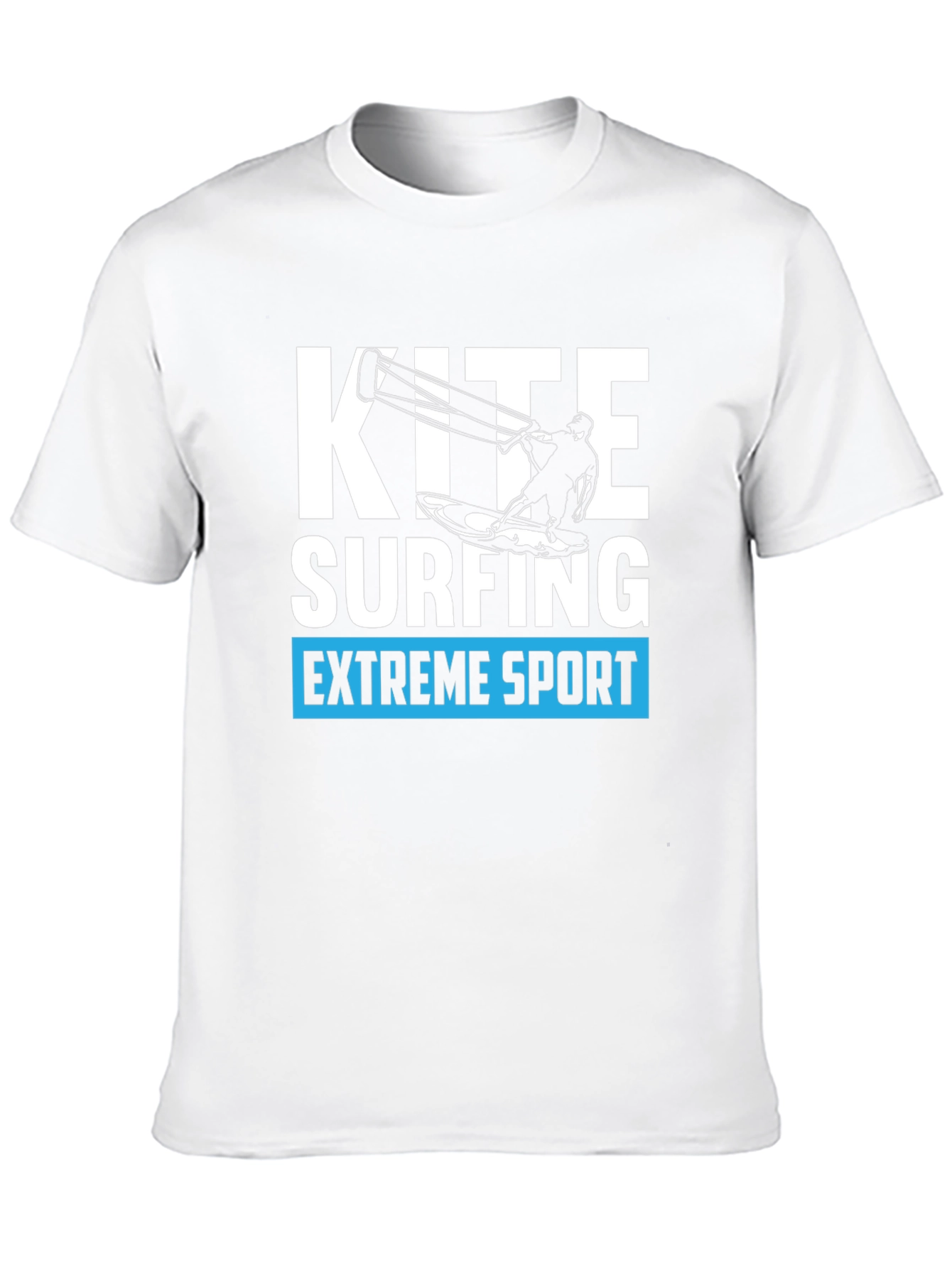 Kite Surfing Extreme Sport Black T-Shirt