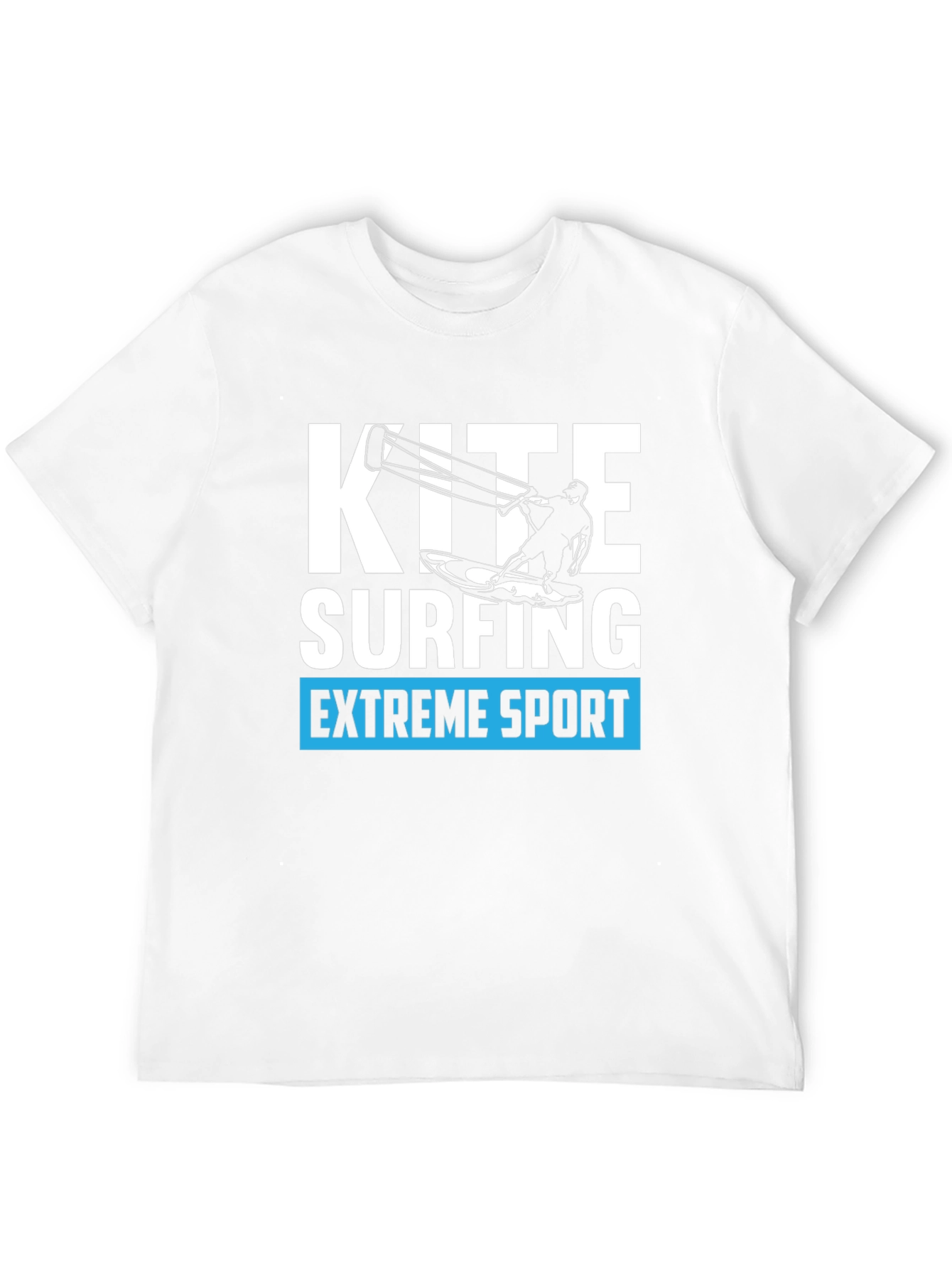 Kite Surfing Extreme Sport Black T-Shirt