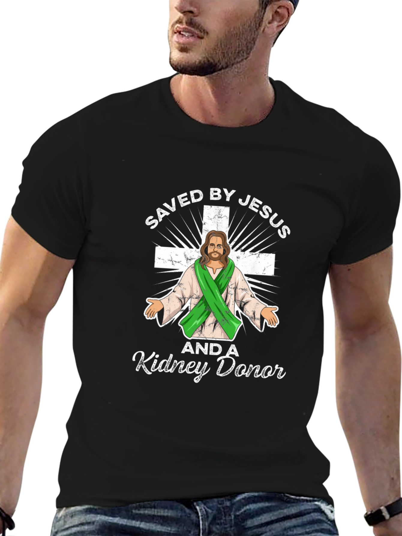 Saved by Jesus and Kidney Donor T-Shirt