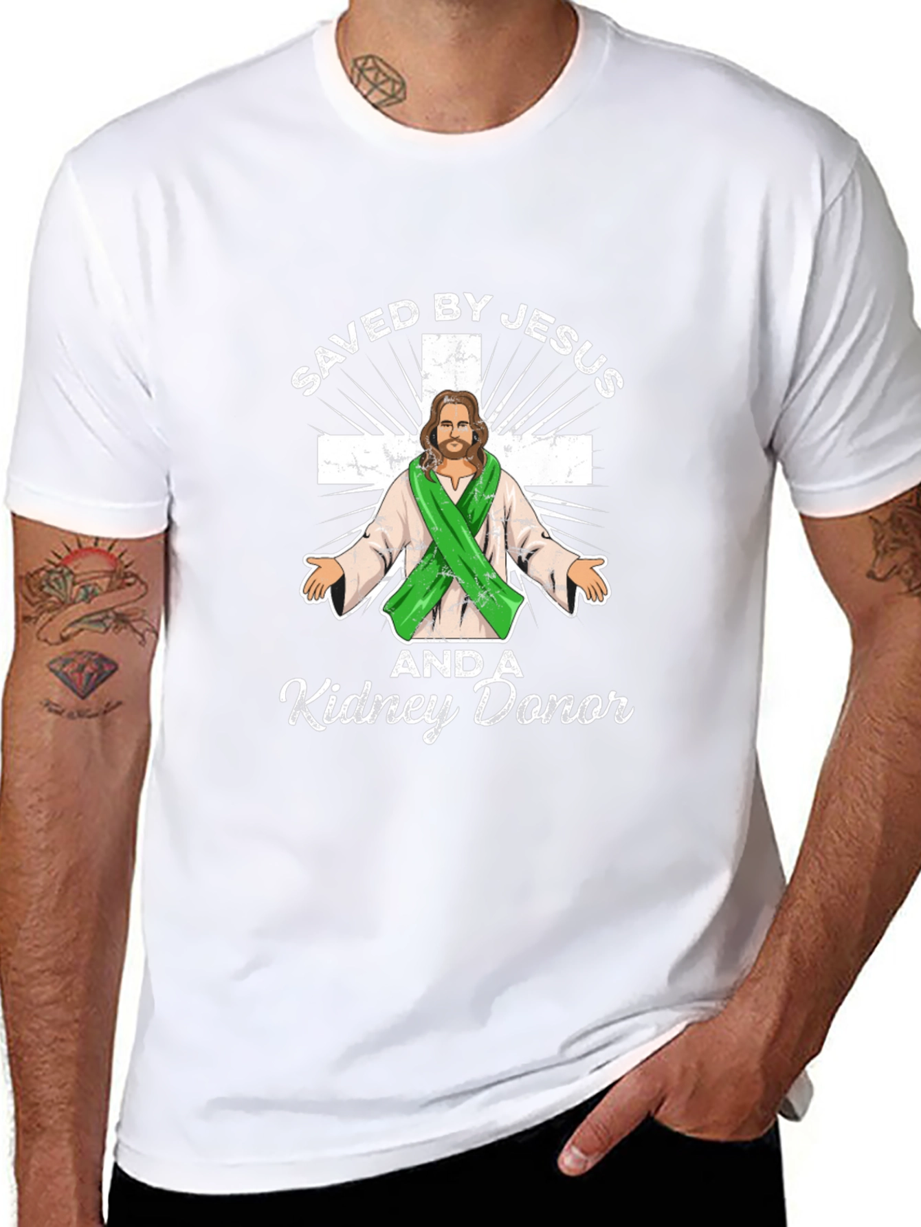 Saved by Jesus and Kidney Donor T-Shirt
