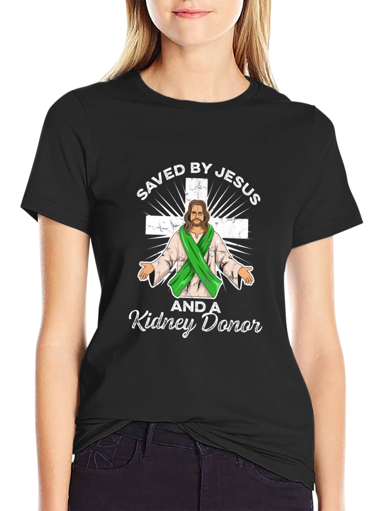 Saved by Jesus and Kidney Donor T-Shirt