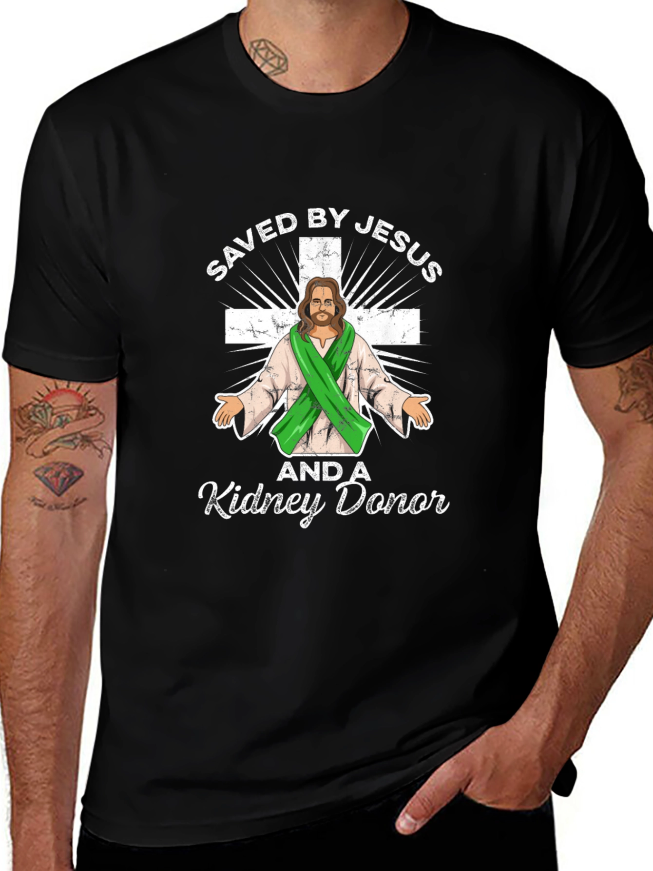 Saved by Jesus and Kidney Donor T-Shirt