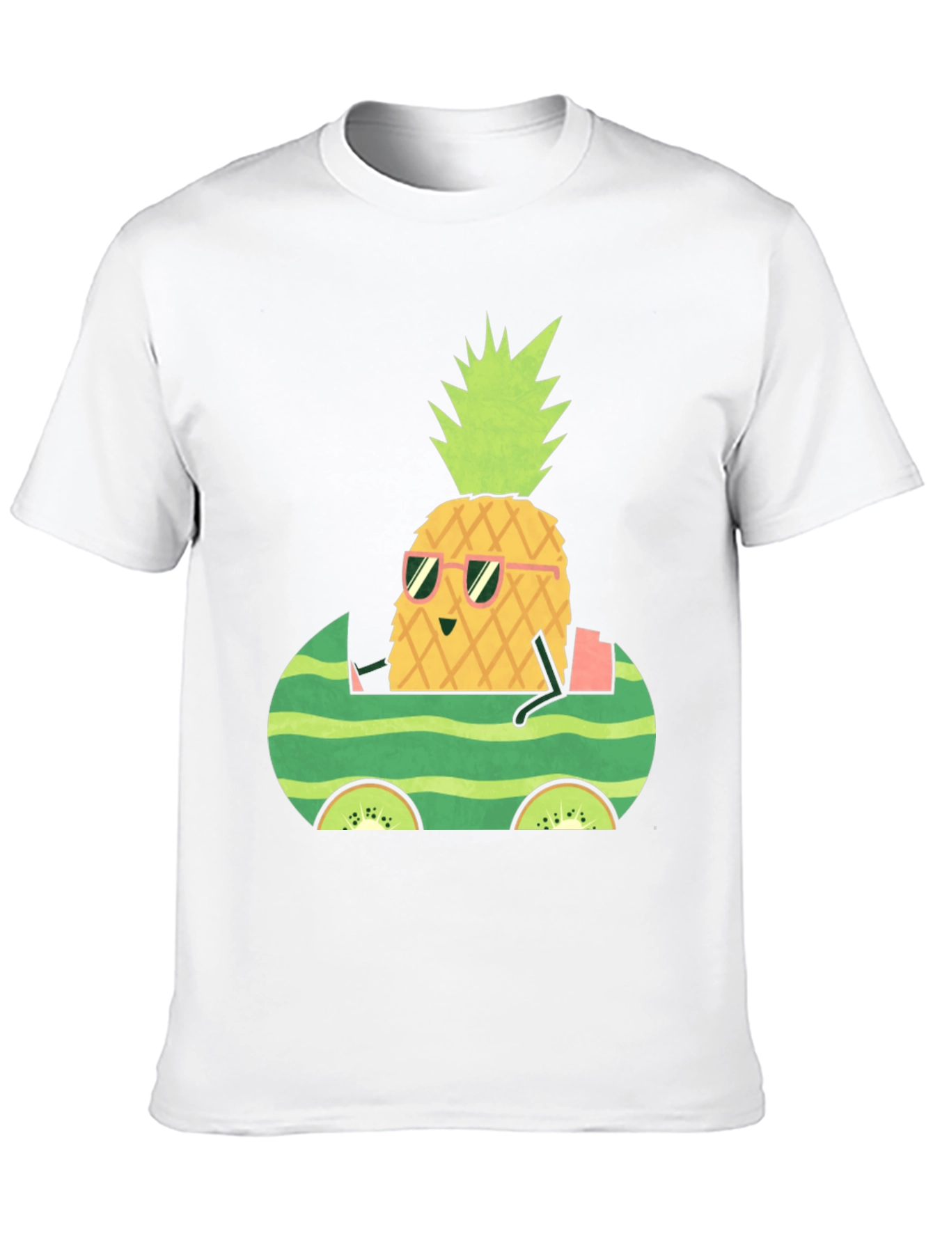 Pineapple Watermelon Car Graphic Tee