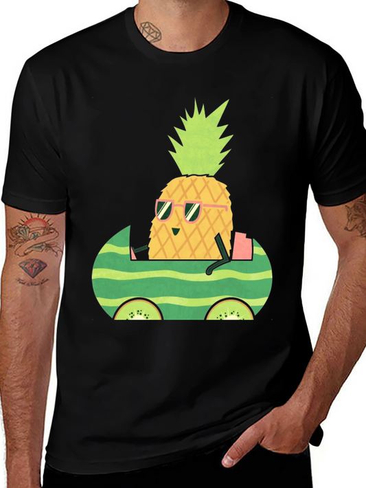Pineapple Watermelon Car Graphic Tee