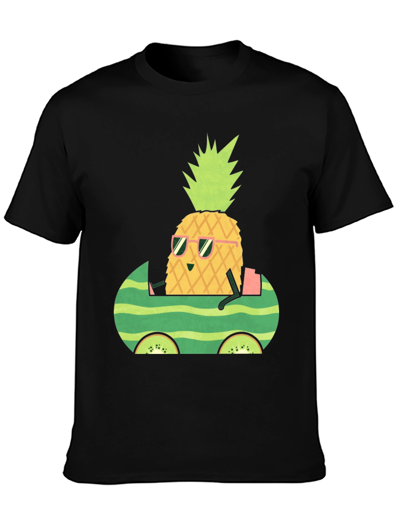 Pineapple Watermelon Car Graphic Tee