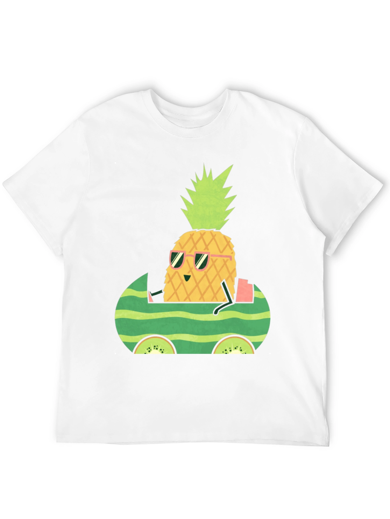 Pineapple Watermelon Car Graphic Tee