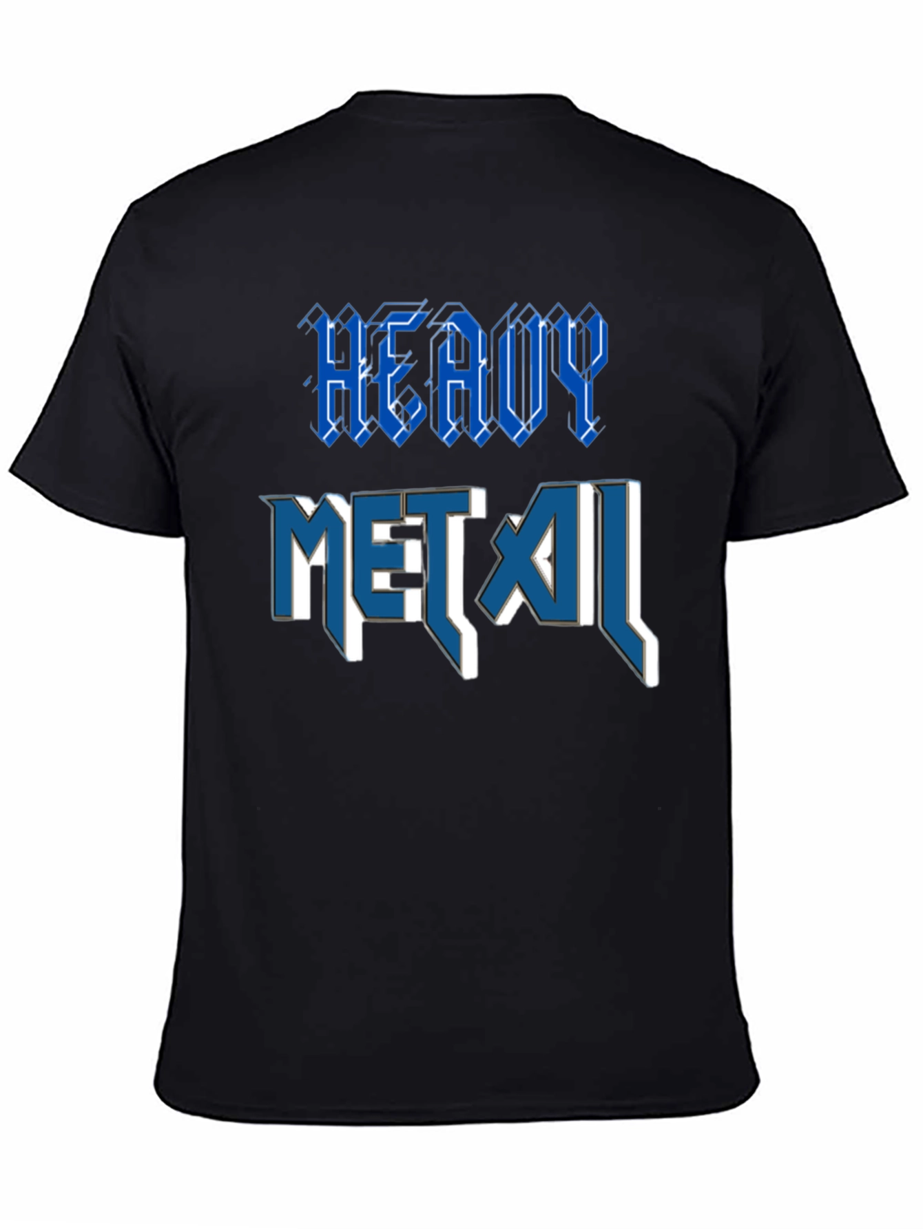 Heavy Metal Graphic T-Shirt - Classic Rock Style