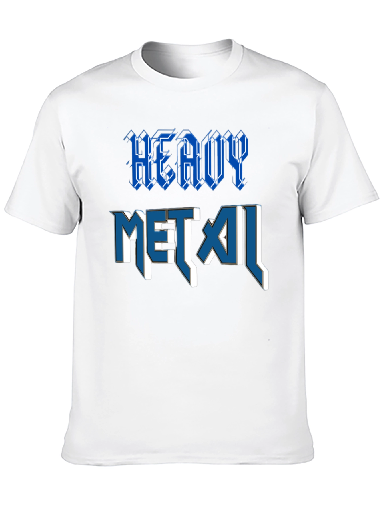 Heavy Metal Graphic T-Shirt - Classic Rock Style