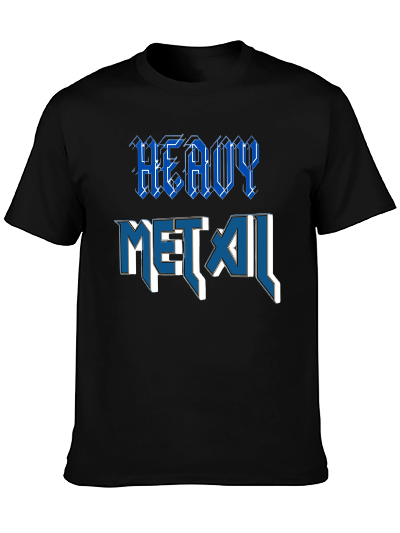 Heavy Metal Graphic T-Shirt - Classic Rock Style