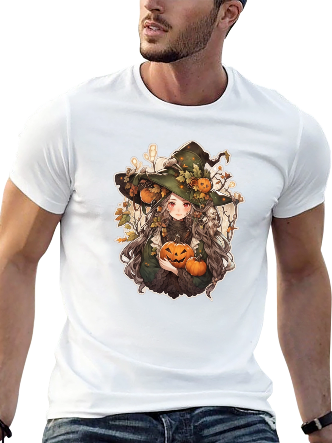 Anime Halloween Witch T-Shirt