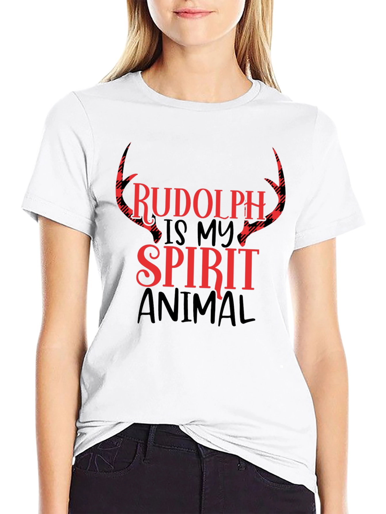 Rudolph Spirit Animal Graphic Tee