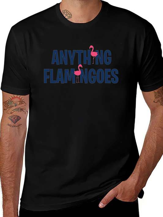Anything Flamingoes Graphic Tee - Fun & Unique Design