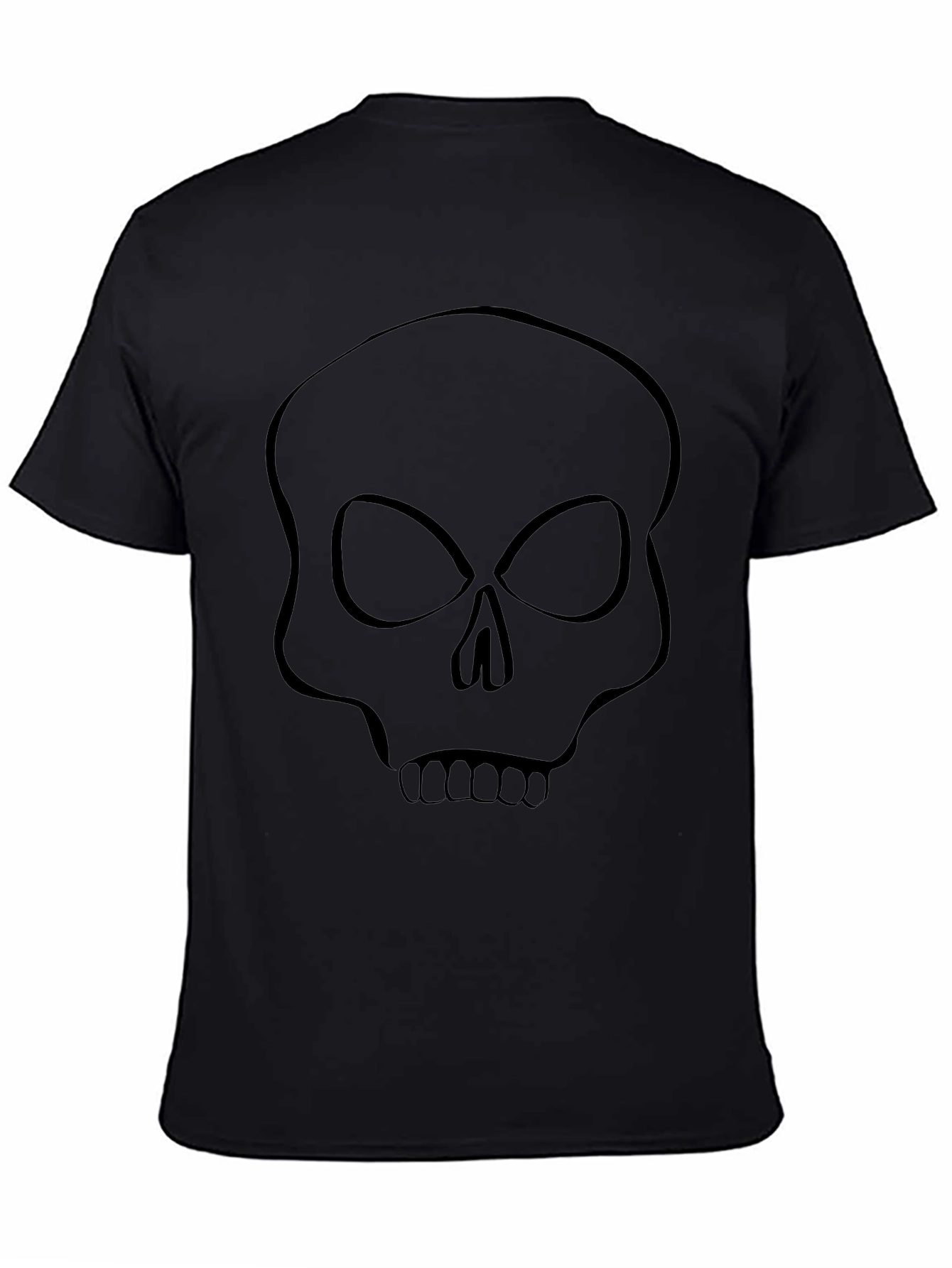 Skull Graphic Black T-Shirt - Mens Fashion