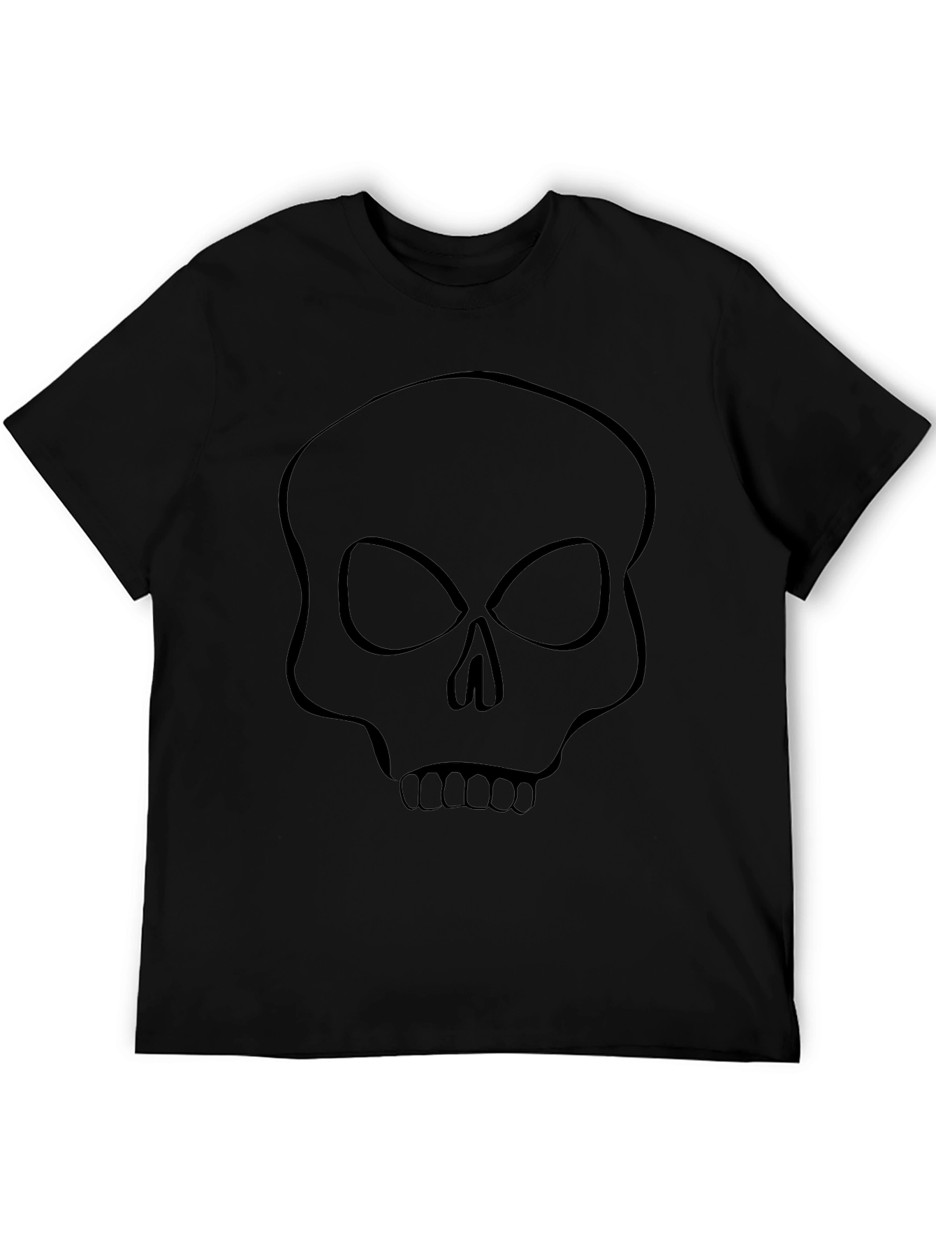 Skull Graphic Black T-Shirt - Mens Fashion