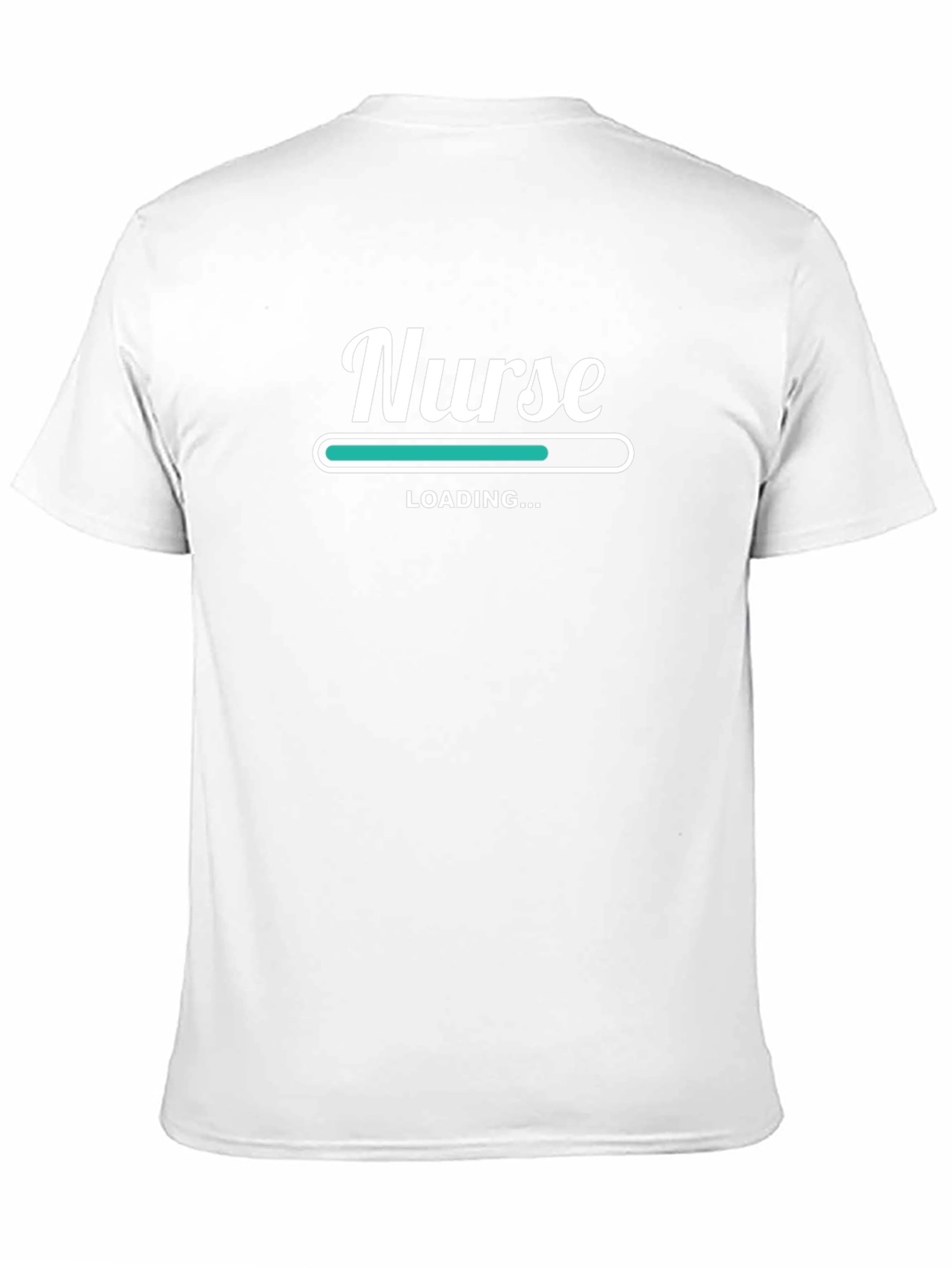 Nurse Loading Black Graphic T-Shirt