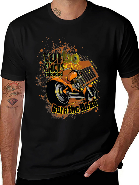 Turbo Chicks Motorcycle Graphic Tee