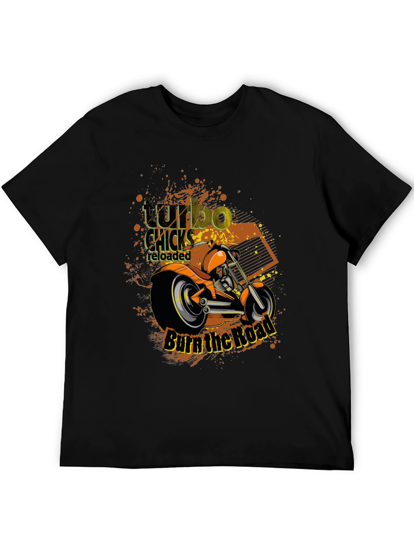 Turbo Chicks Motorcycle Graphic Tee