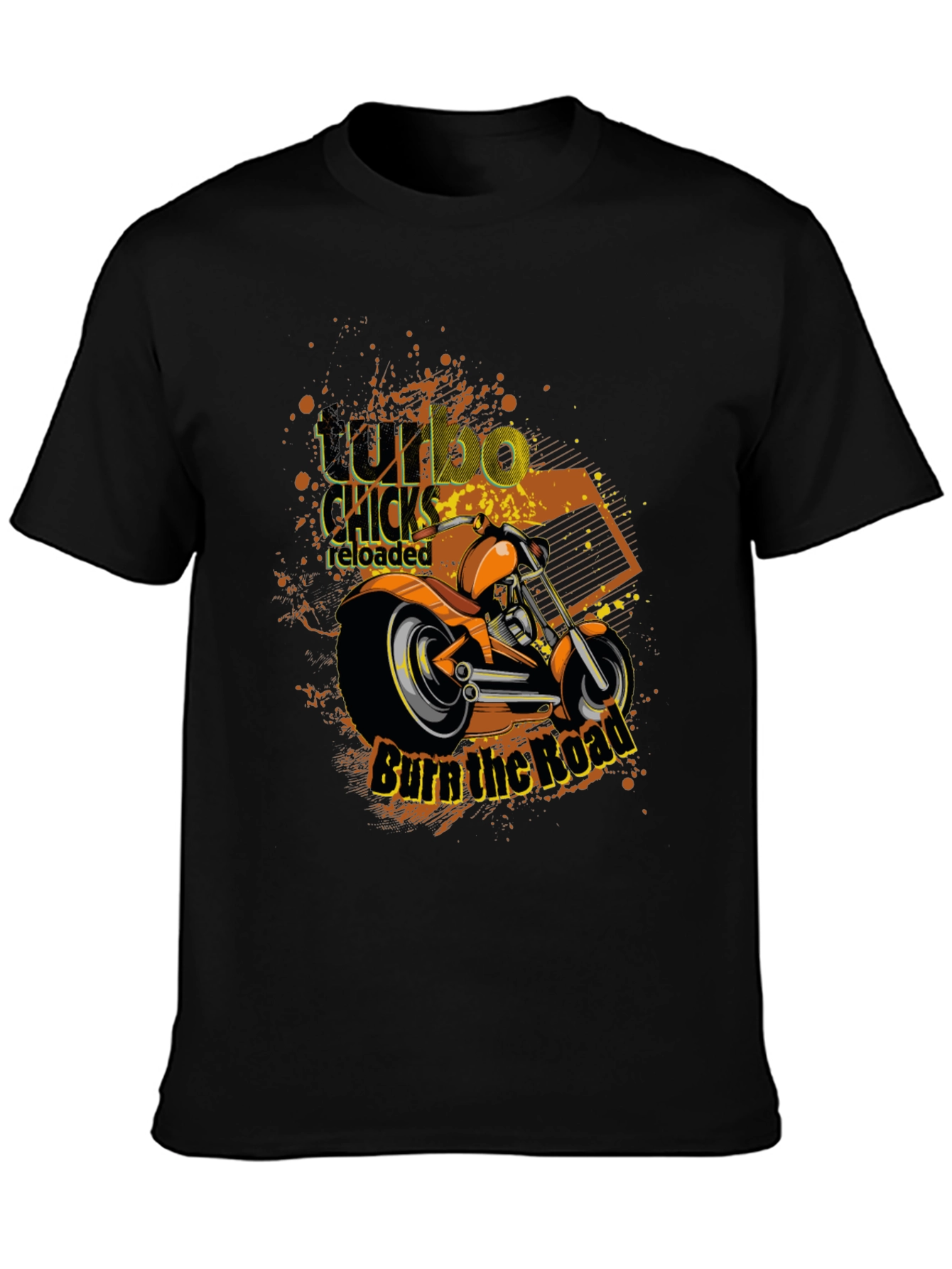 Turbo Chicks Motorcycle Graphic Tee