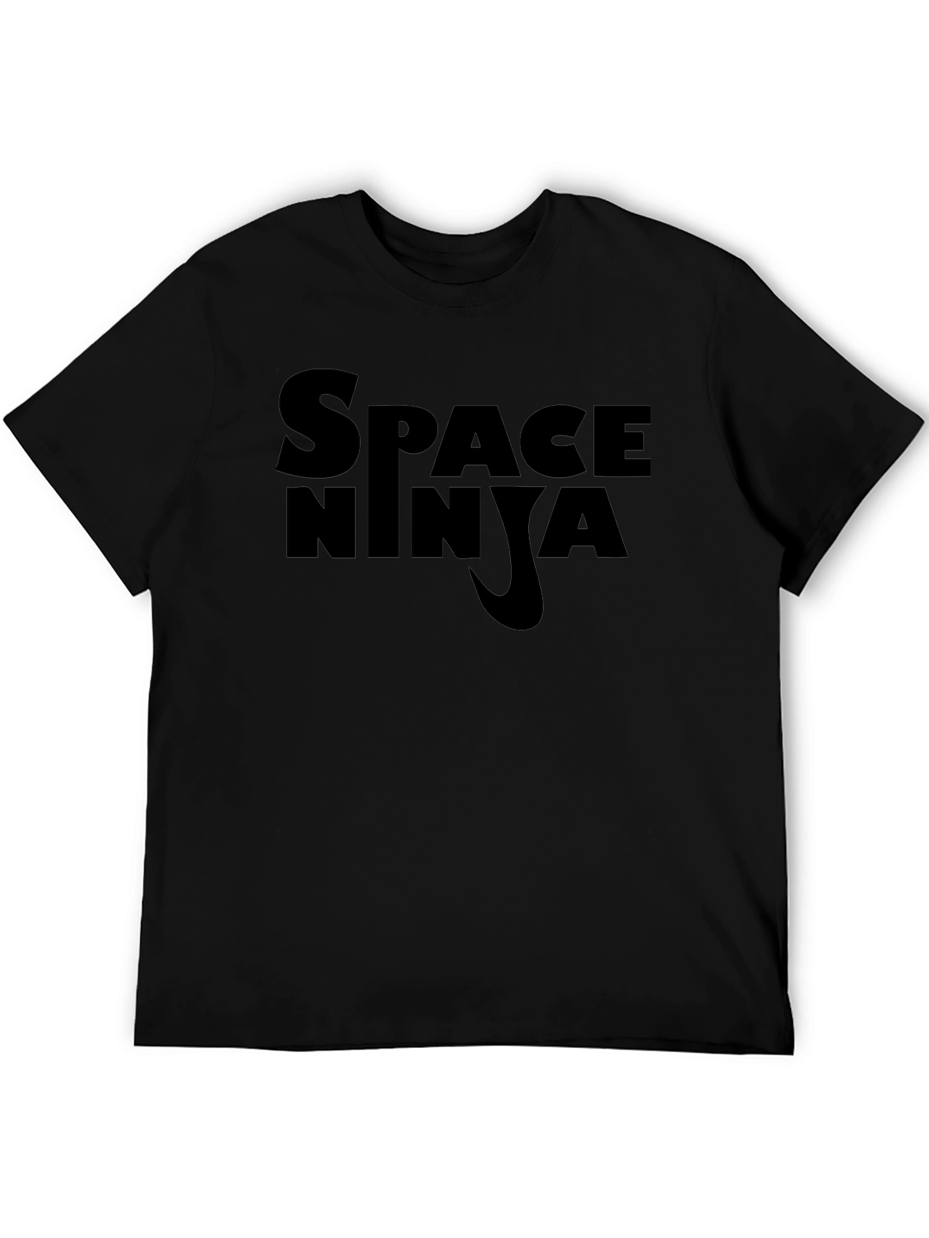 Space Ninja Graphic T-Shirt - Black