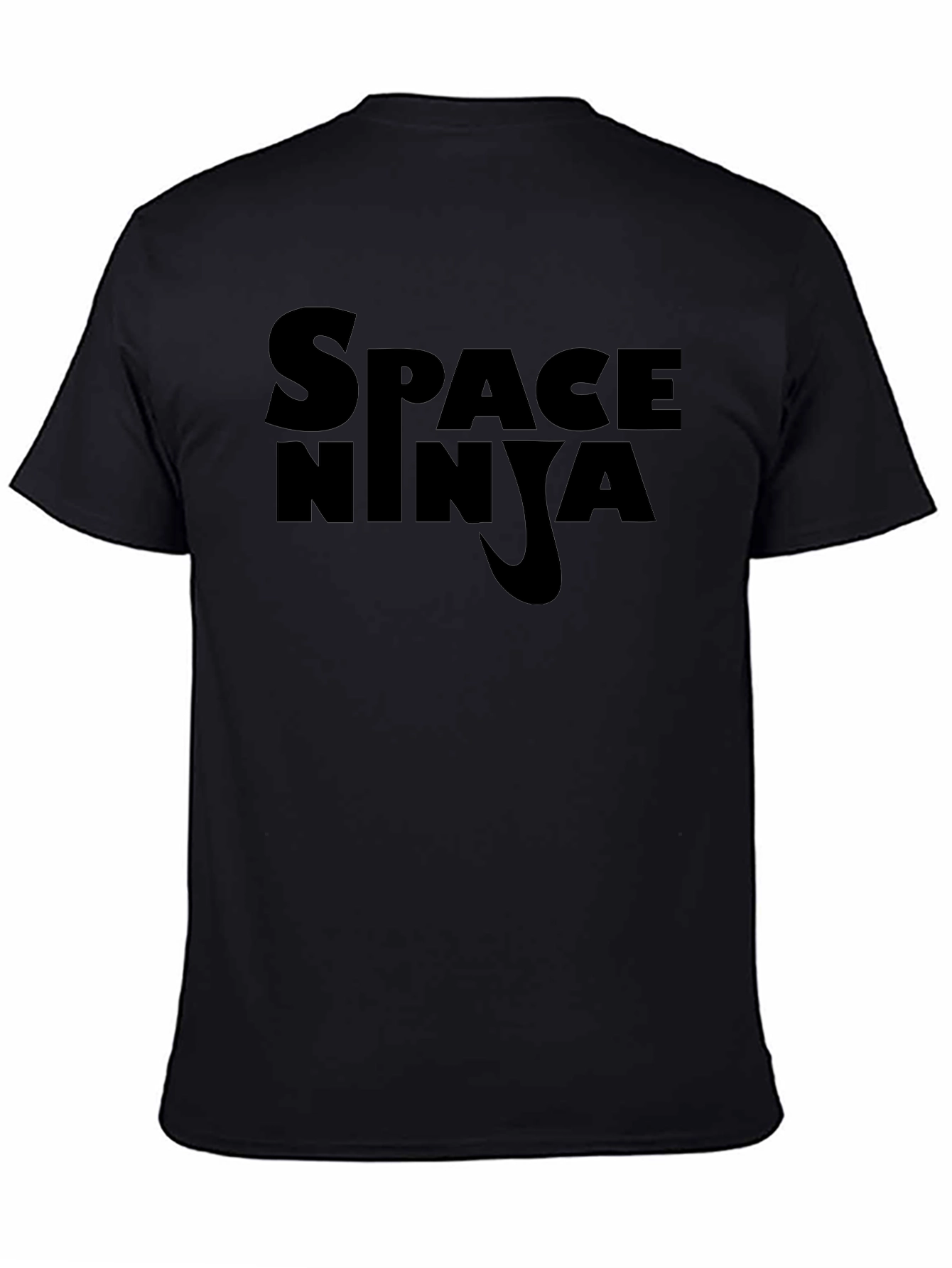 Space Ninja Graphic T-Shirt - Black