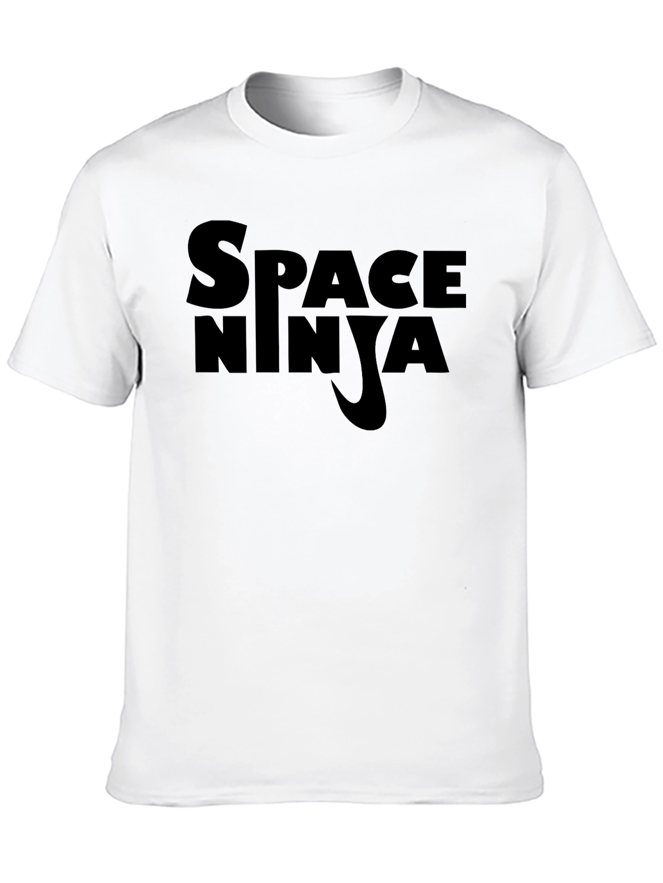 Space Ninja Graphic T-Shirt - Black