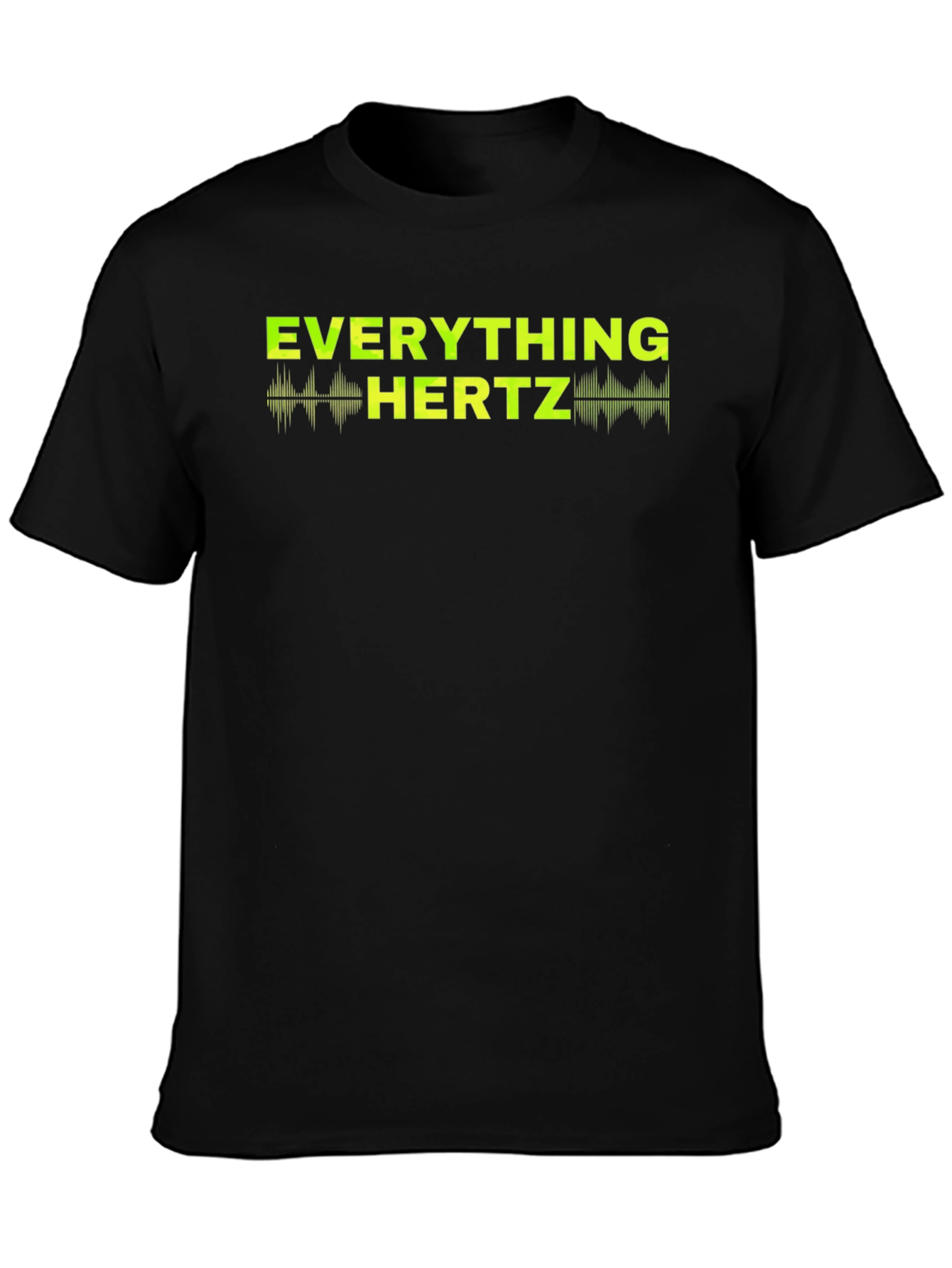 Everything Hertz Graphic T-Shirt - Black