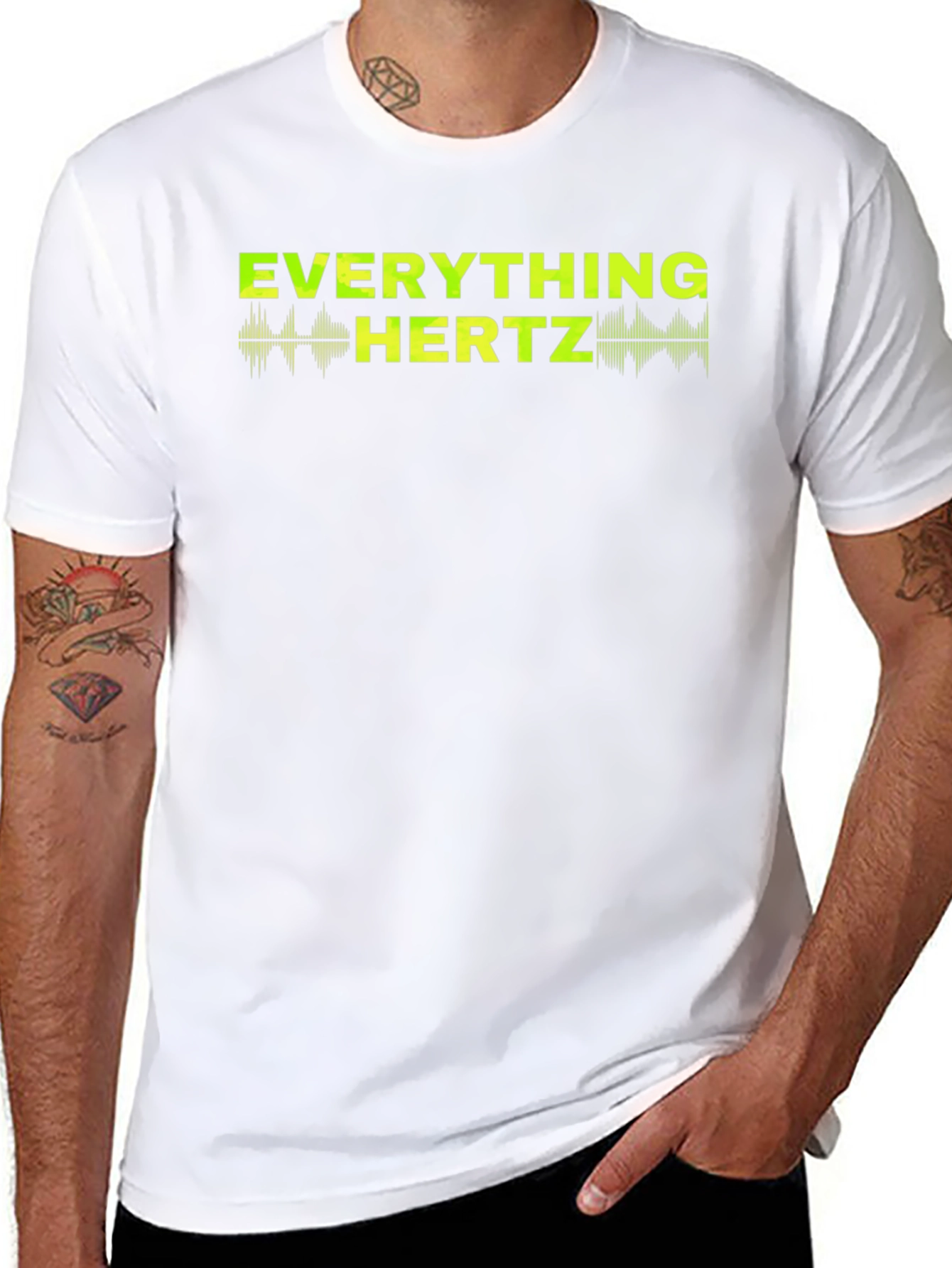 Everything Hertz Graphic T-Shirt - Black