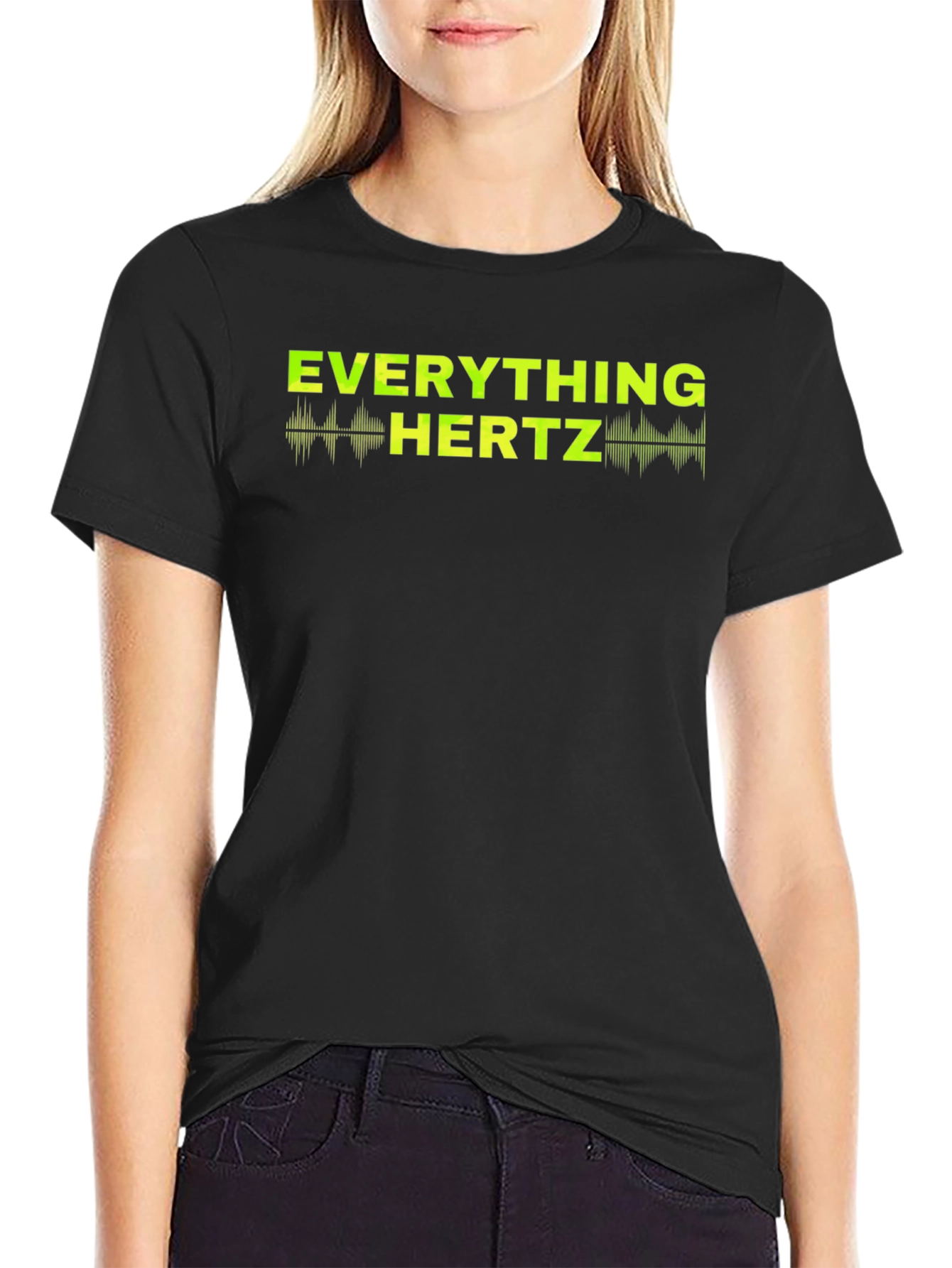 Everything Hertz Graphic T-Shirt - Black