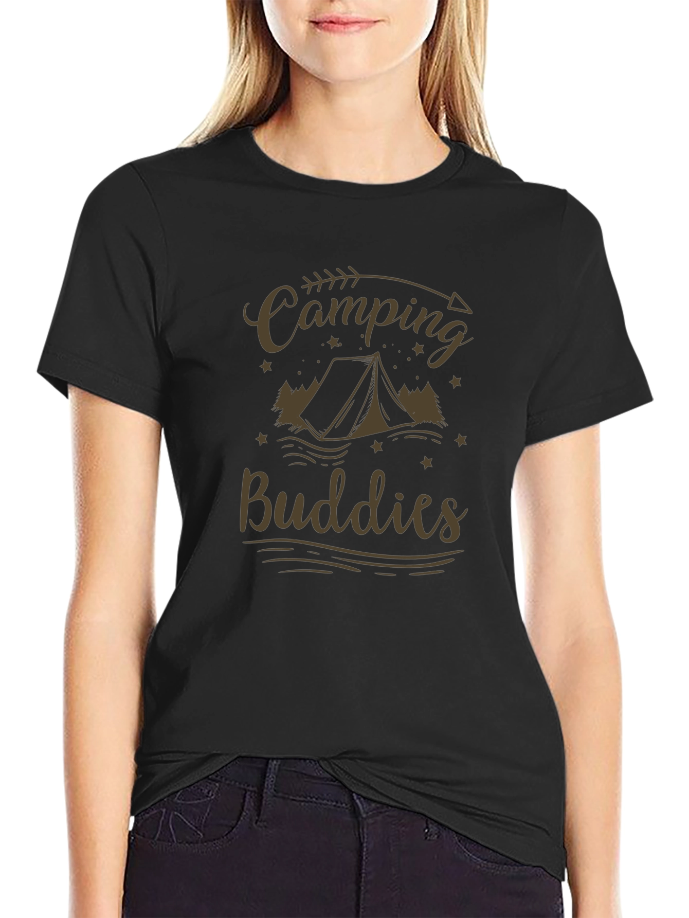 Camping Buddies Graphic Tee - Outdoor Adventure