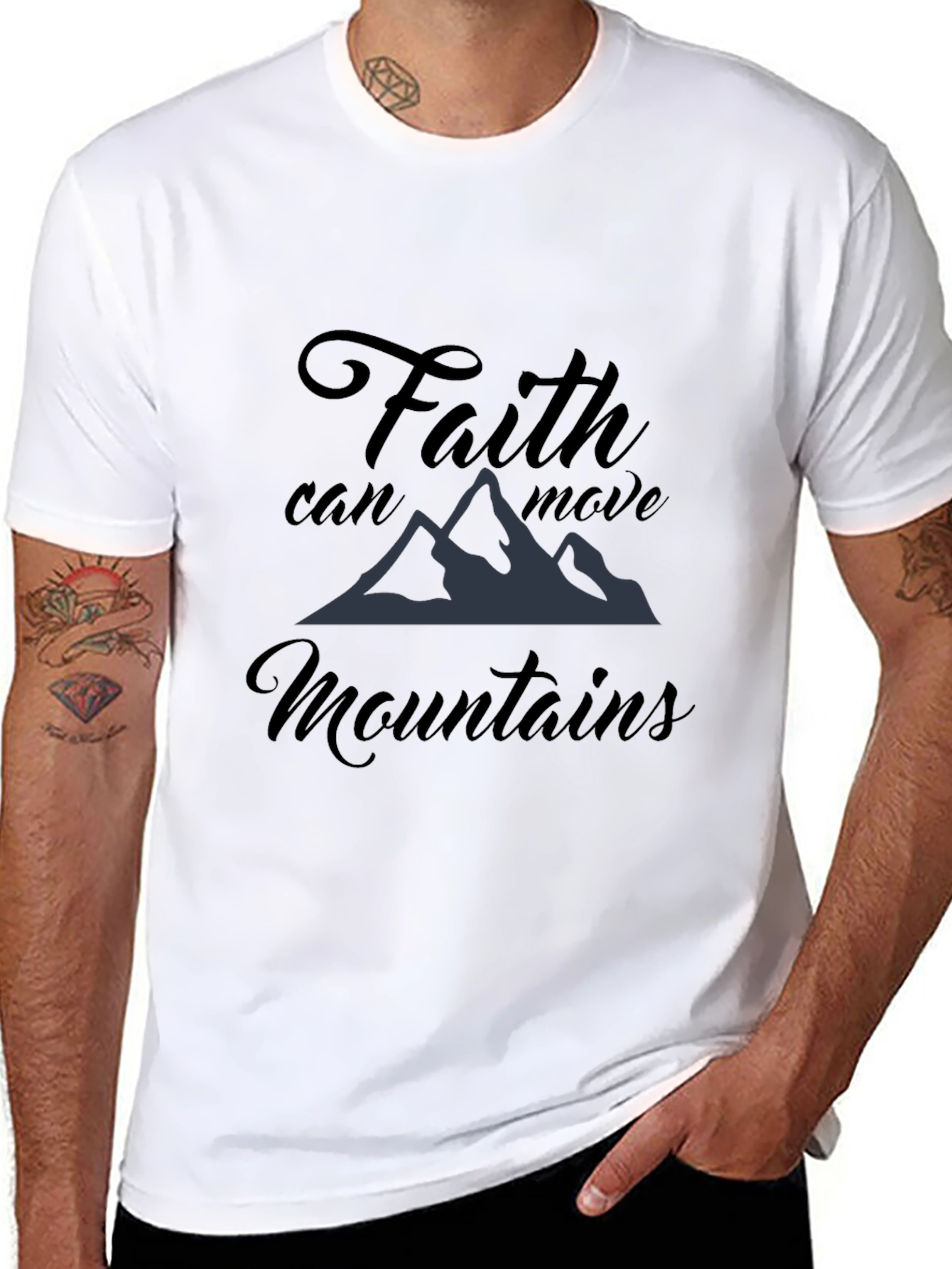 Faith Can Move Mountains Graphic Tee