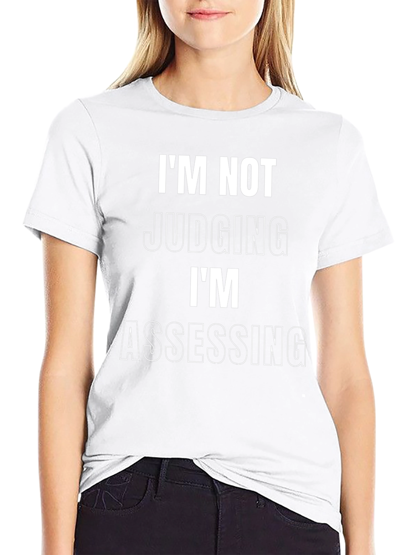 Im Not Judging T-Shirt - Funny Sarcastic Tee