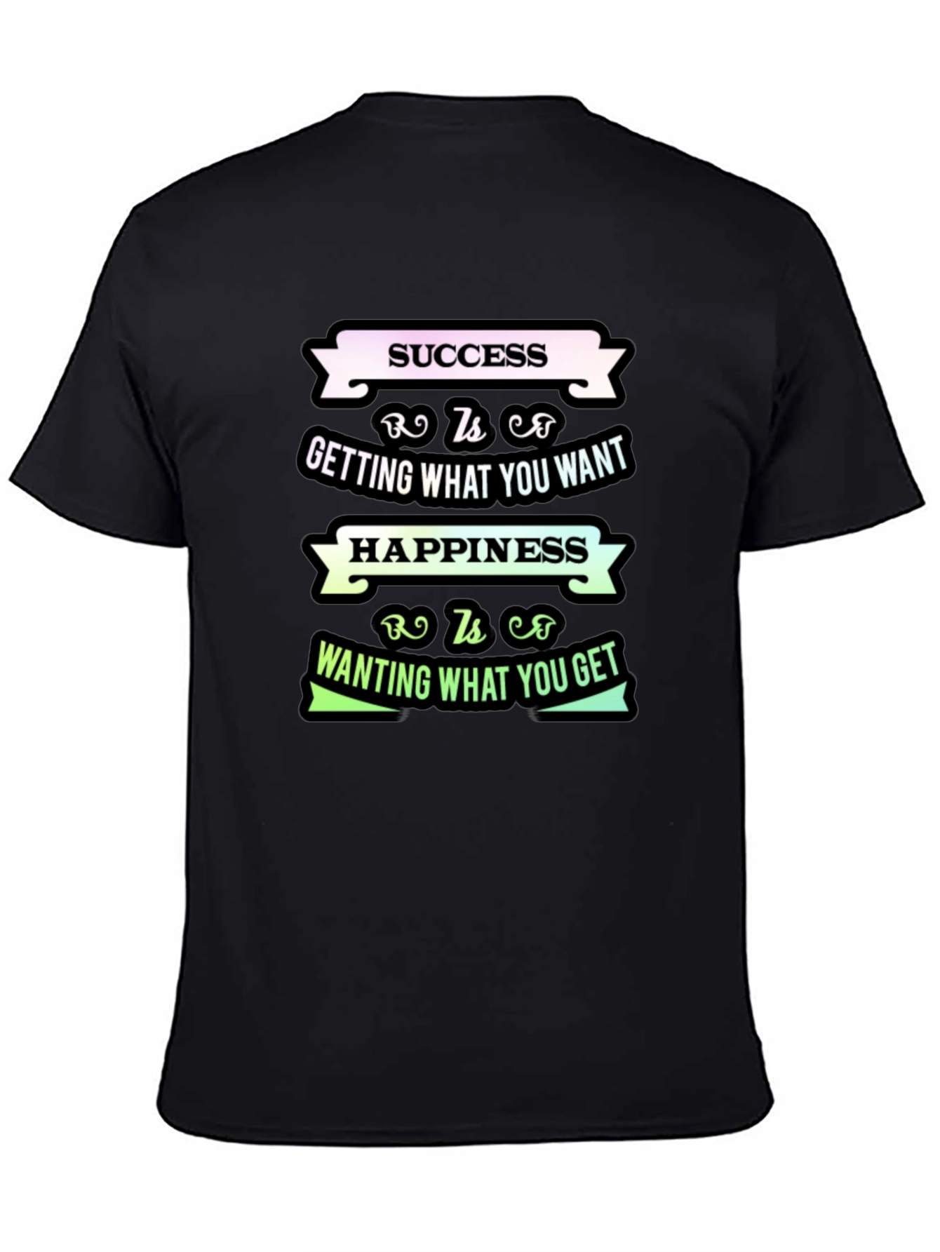 Success and Happiness Graphic T-Shirt
