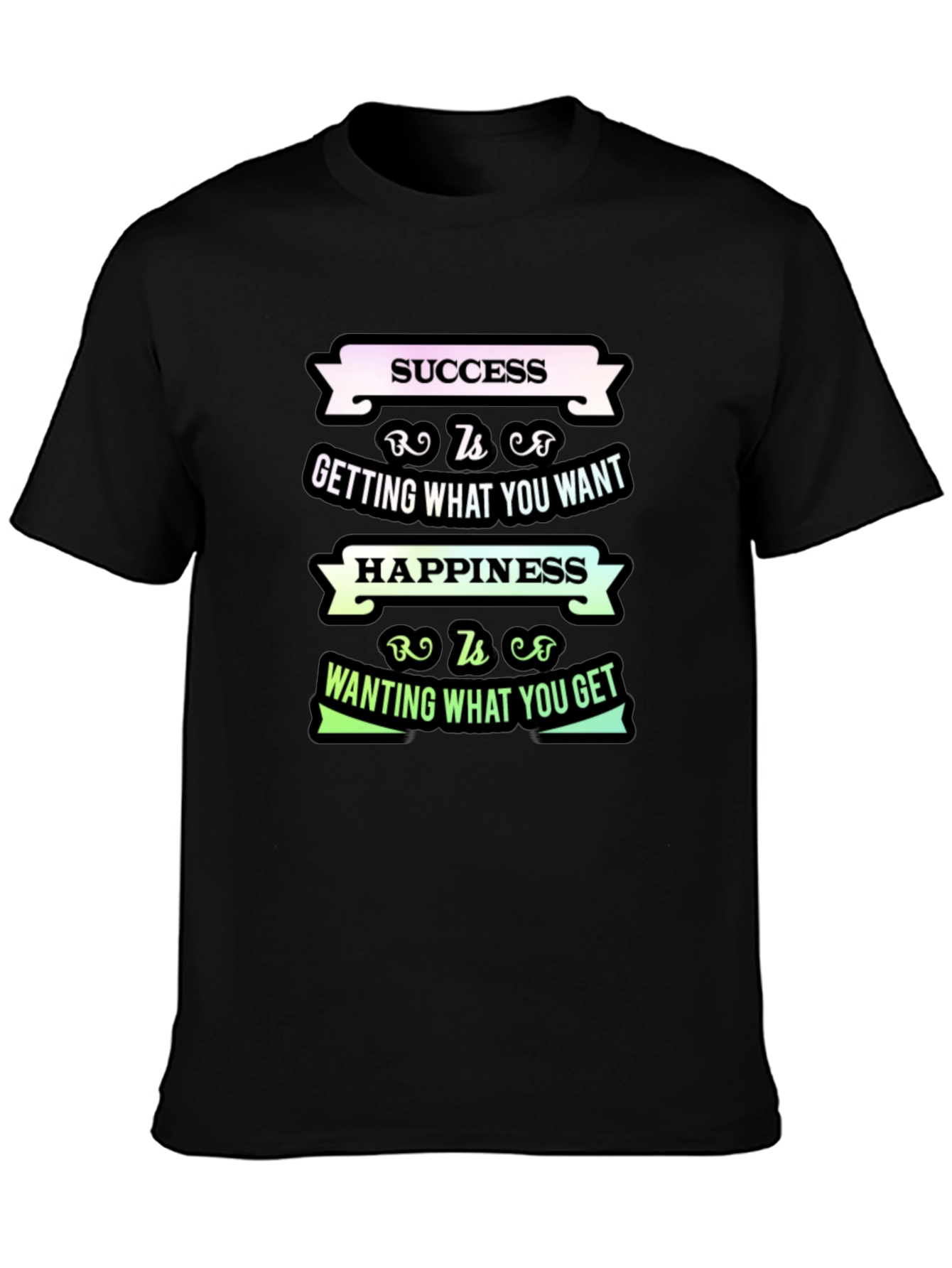 Success and Happiness Graphic T-Shirt