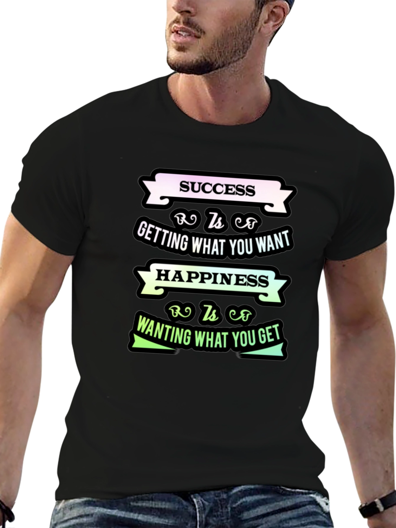 Success and Happiness Graphic T-Shirt