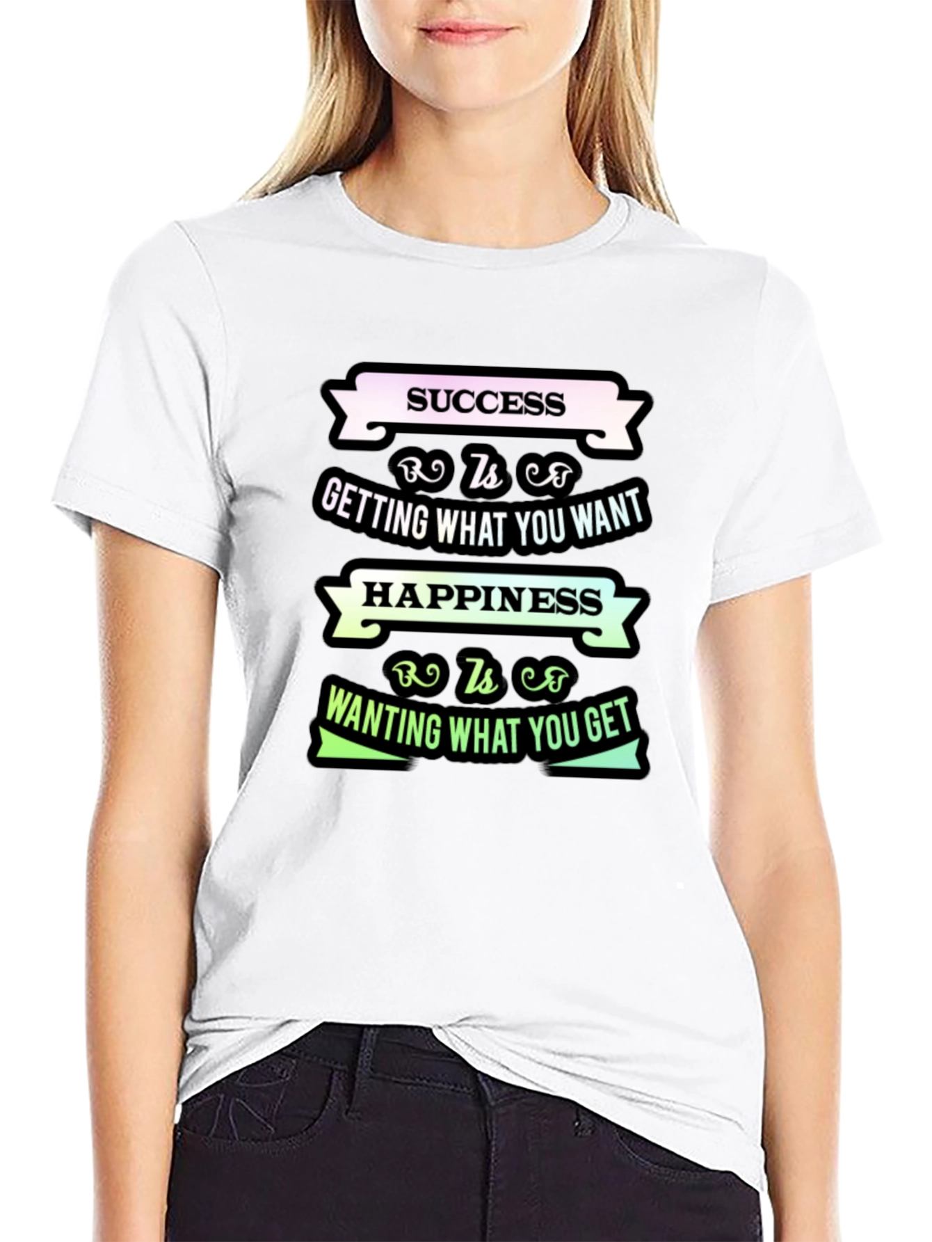 Success and Happiness Graphic T-Shirt