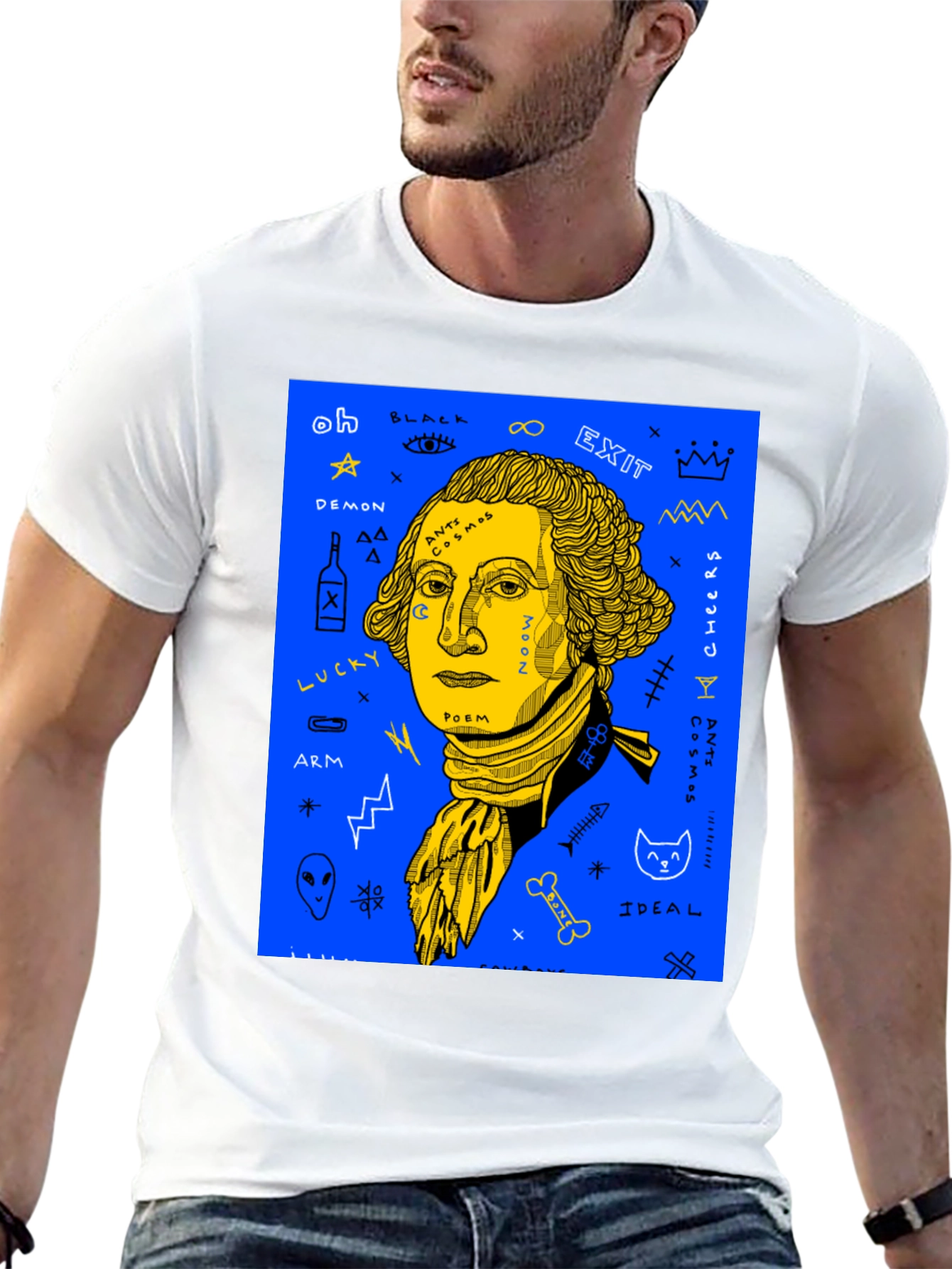 George Washington Anti Cosmos Graphic Tee