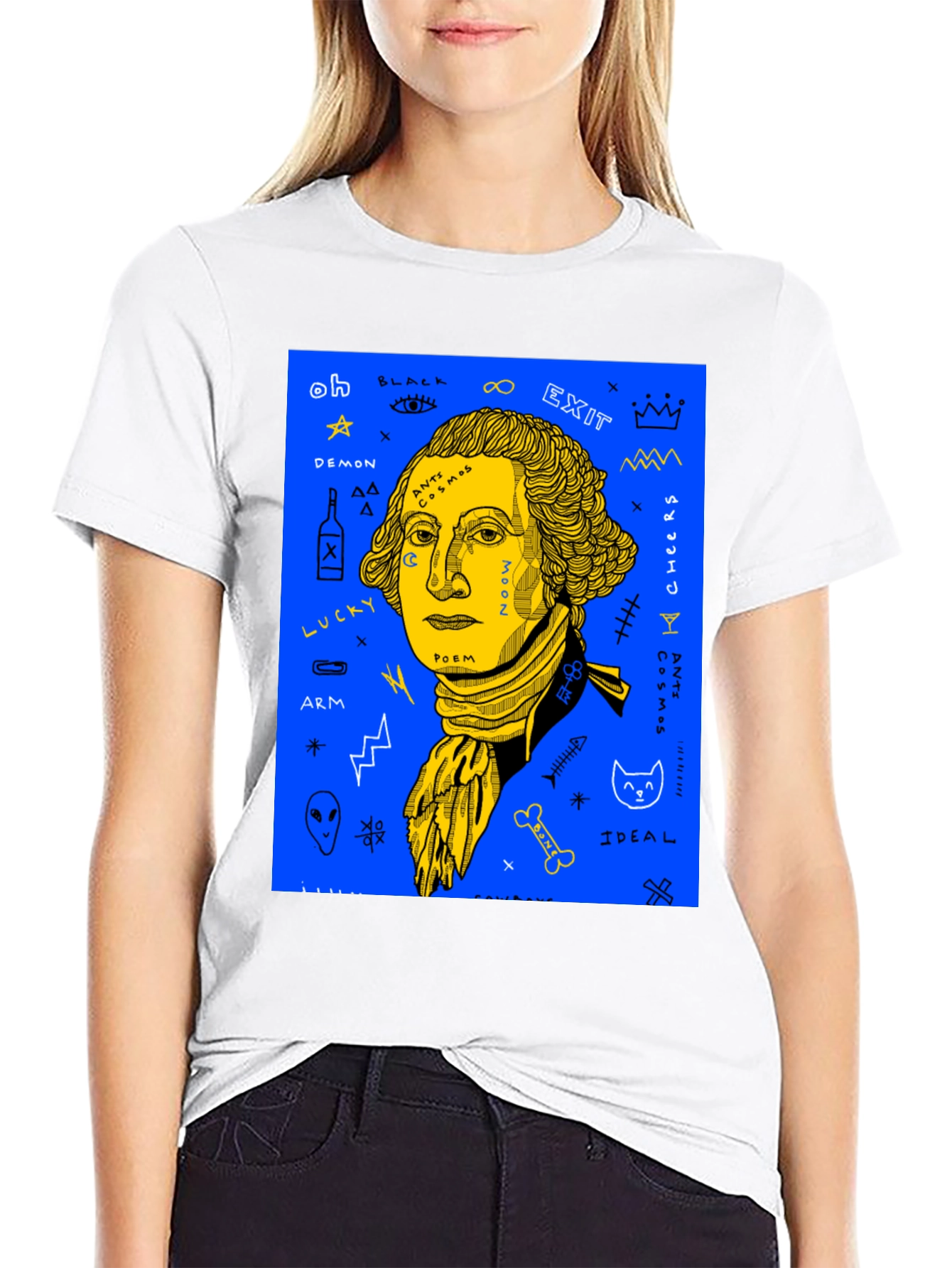 George Washington Anti Cosmos Graphic Tee