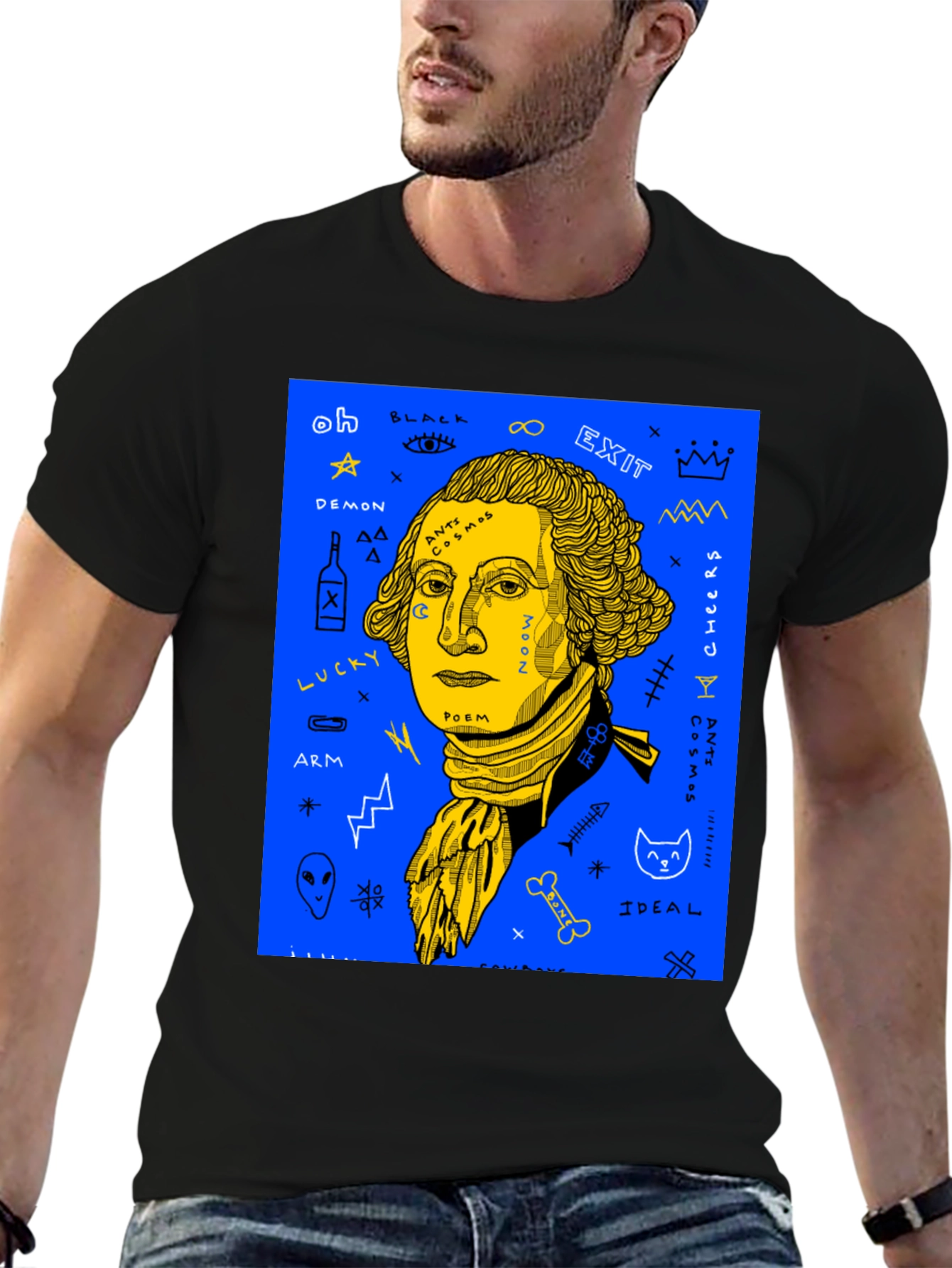 George Washington Anti Cosmos Graphic Tee